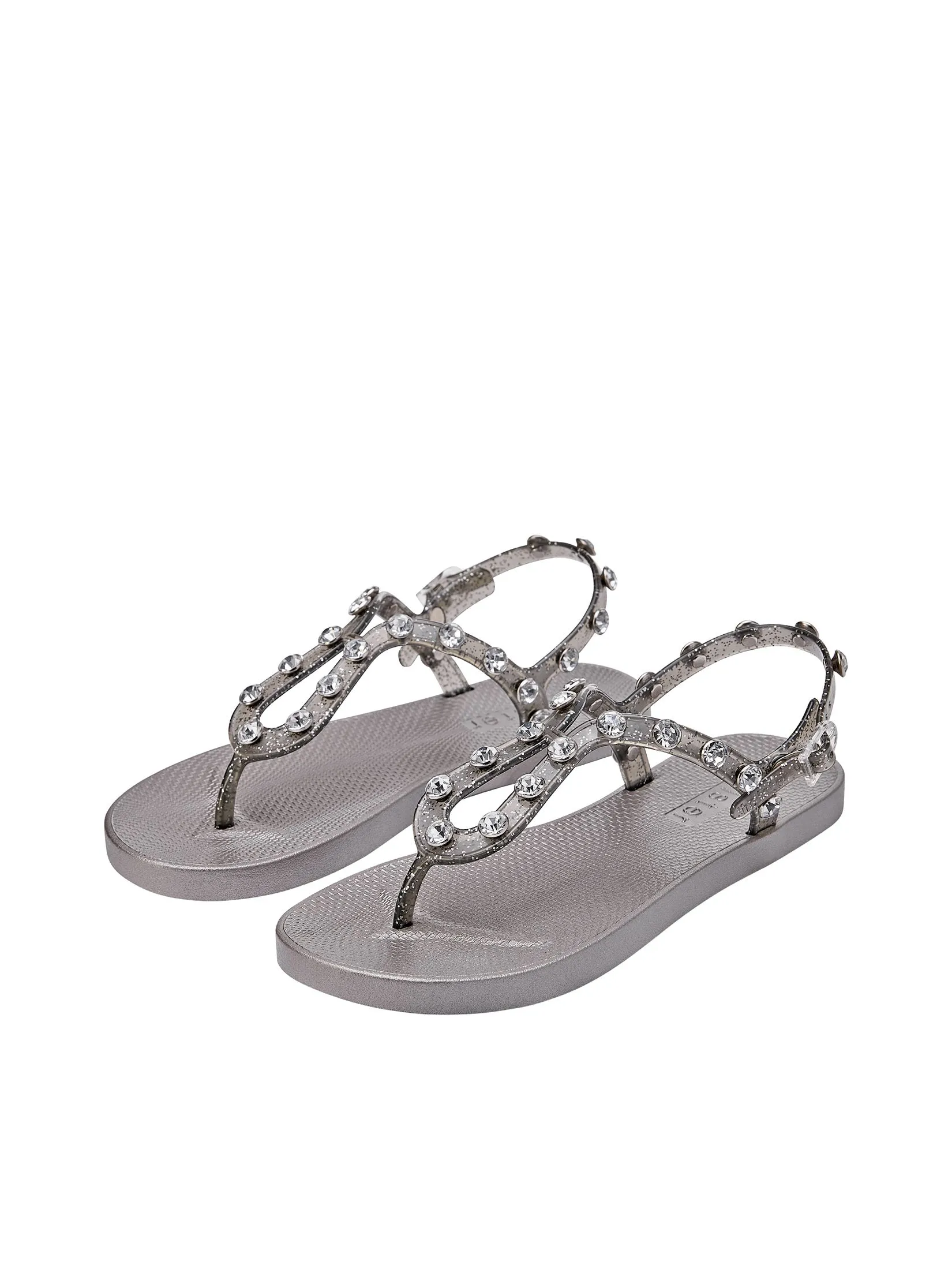 HOLSTER Women Sandals Supernova Glitter Pewter