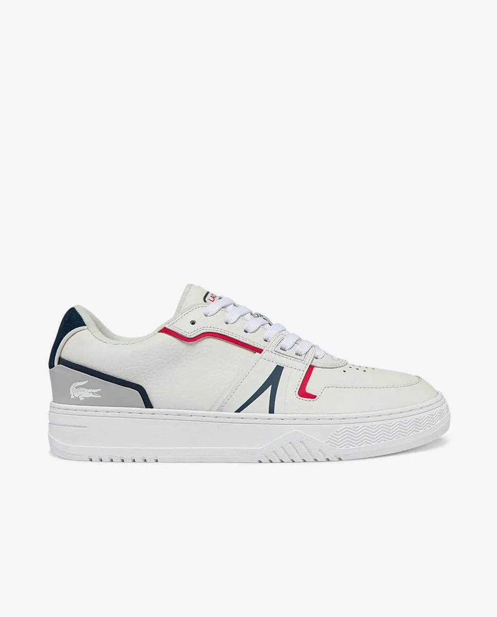 LACOSTE Men’s L001 Leather Trainers White
