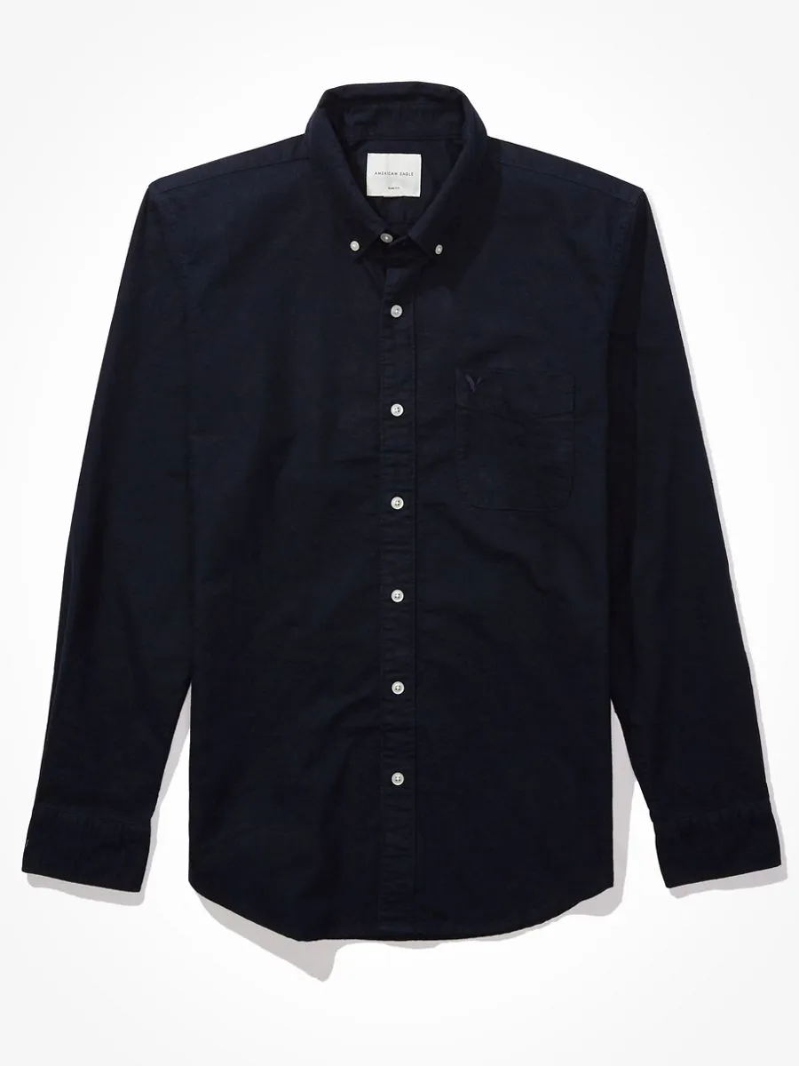 AMERICAN EAGLE MEN 2100 INT SF BTD PC DYE OXFORD W EAGLE 410 NAVY