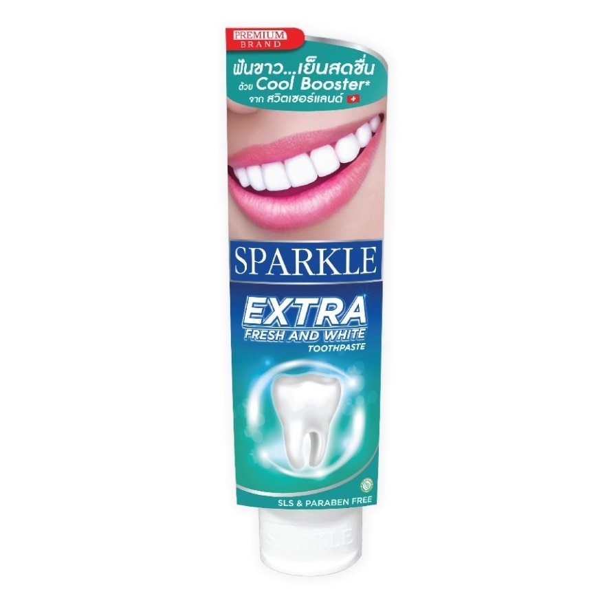 Sparkle Toothpaste Extra Fresh  White 100 G. - Green
