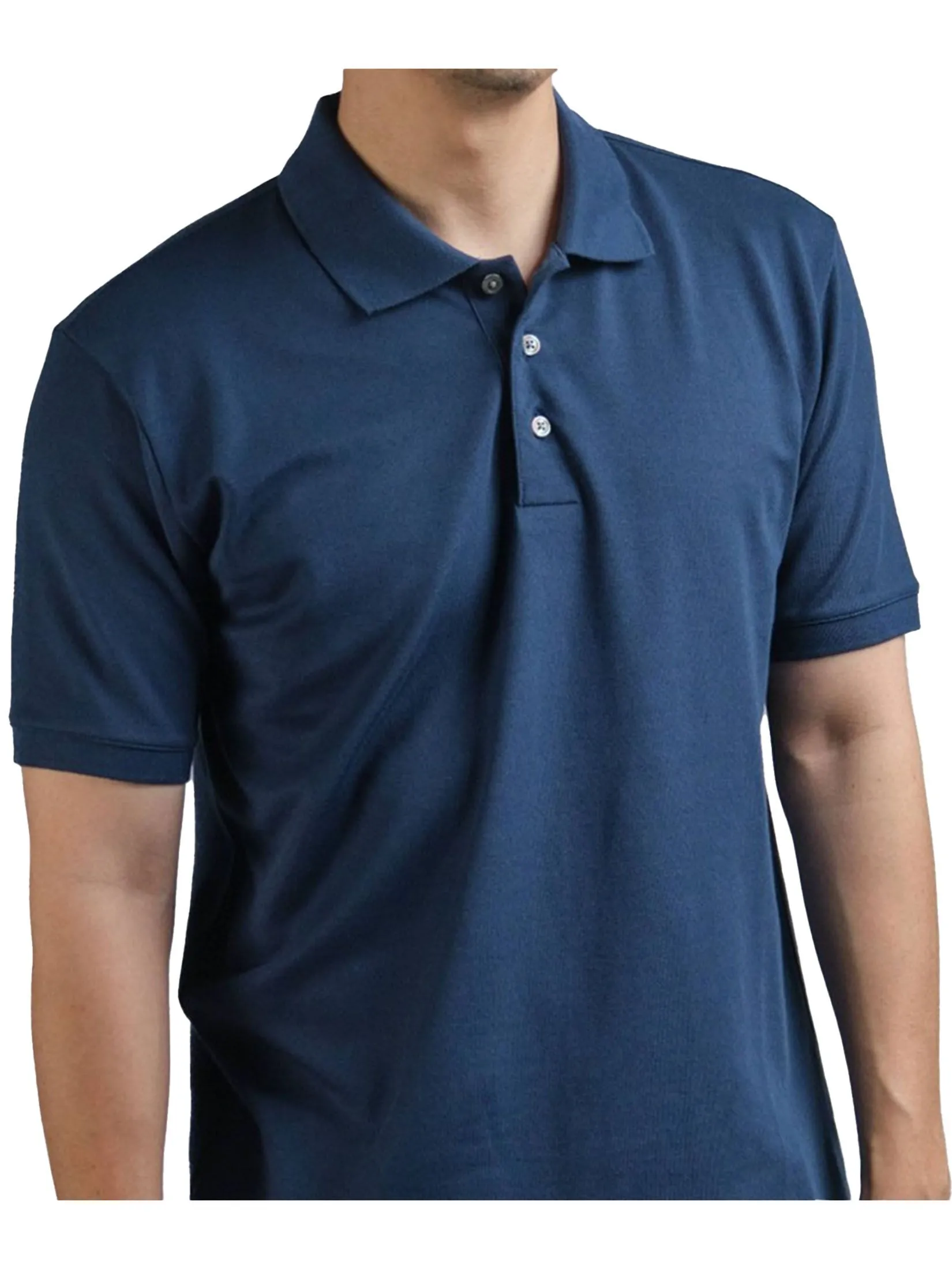 ERA-WON Men Polo Shirt Collection "Brother" Navy blue Size - L