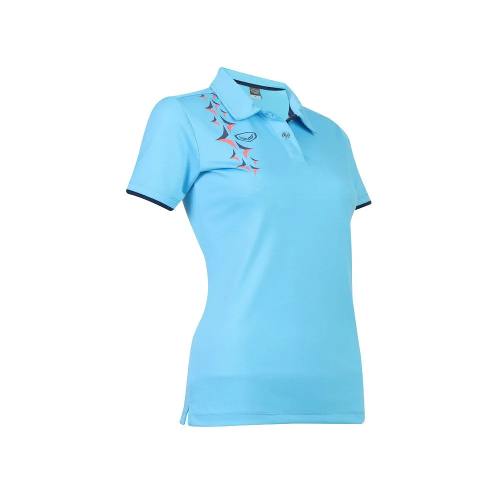 GRAND SPORT Light blue Women's polo shirt (012792)