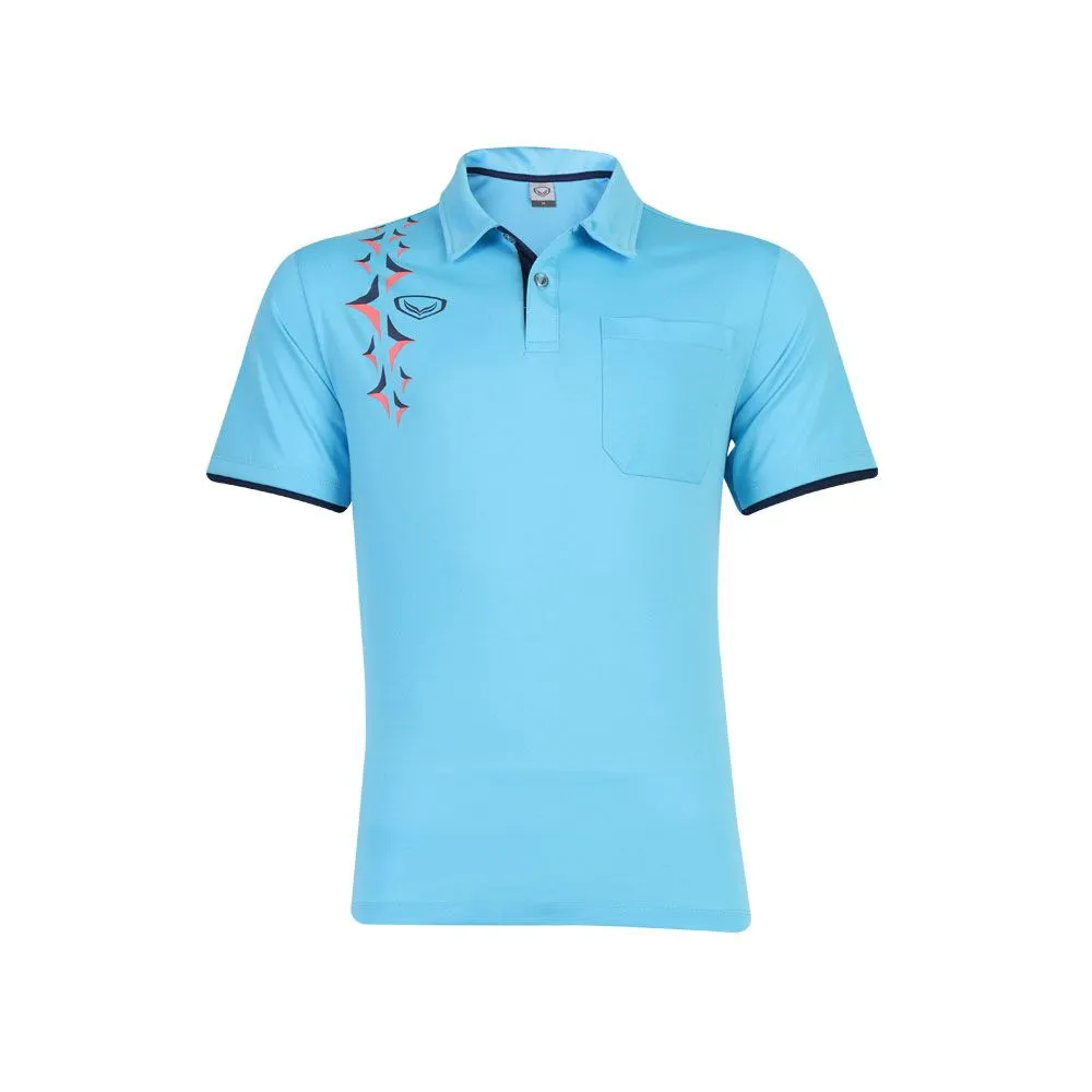 GRAND SPORT Light blue Men's polo shirt (012592)