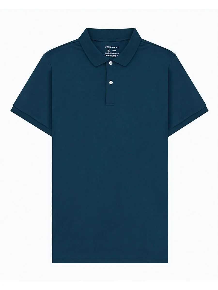 GIORDANO Men's Liquid Touch Polo Emberald Green Size - XL