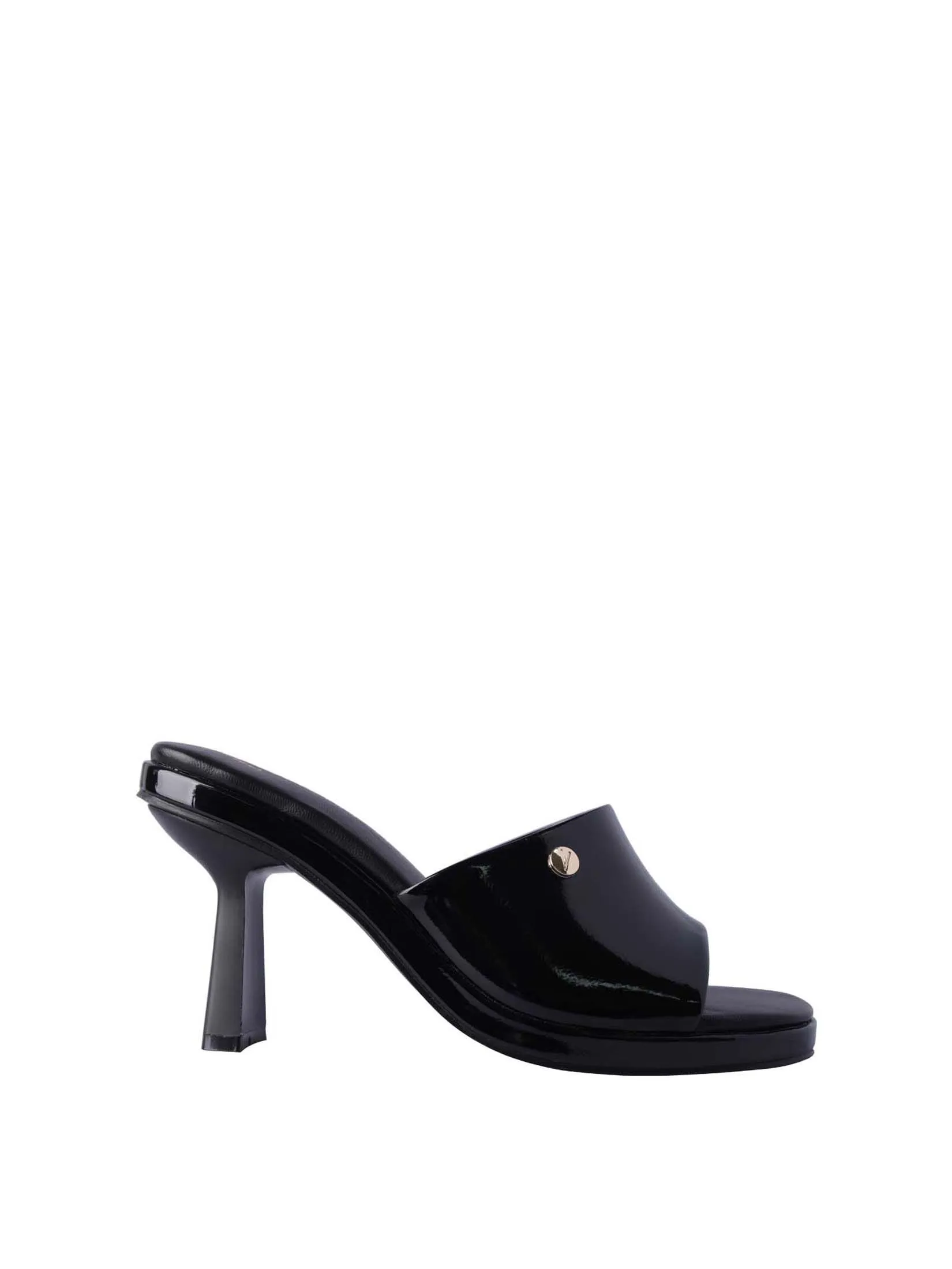 VILLAINS SF GENTLE BREEZE Women's Heeled Sandals BLACK PATENT