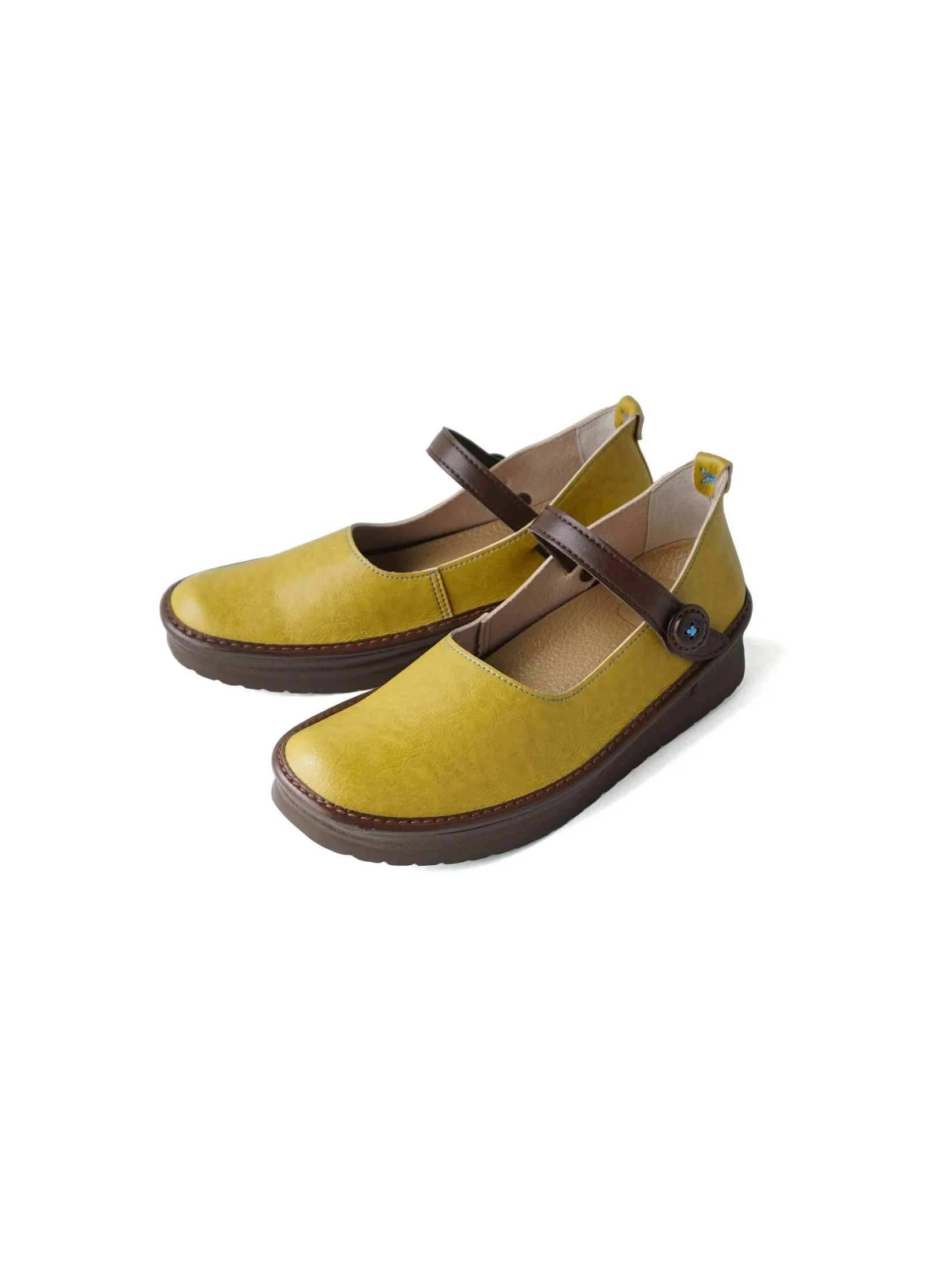 BELLE&SOFA Women Casual shoes 'KAYAK' - Yellow