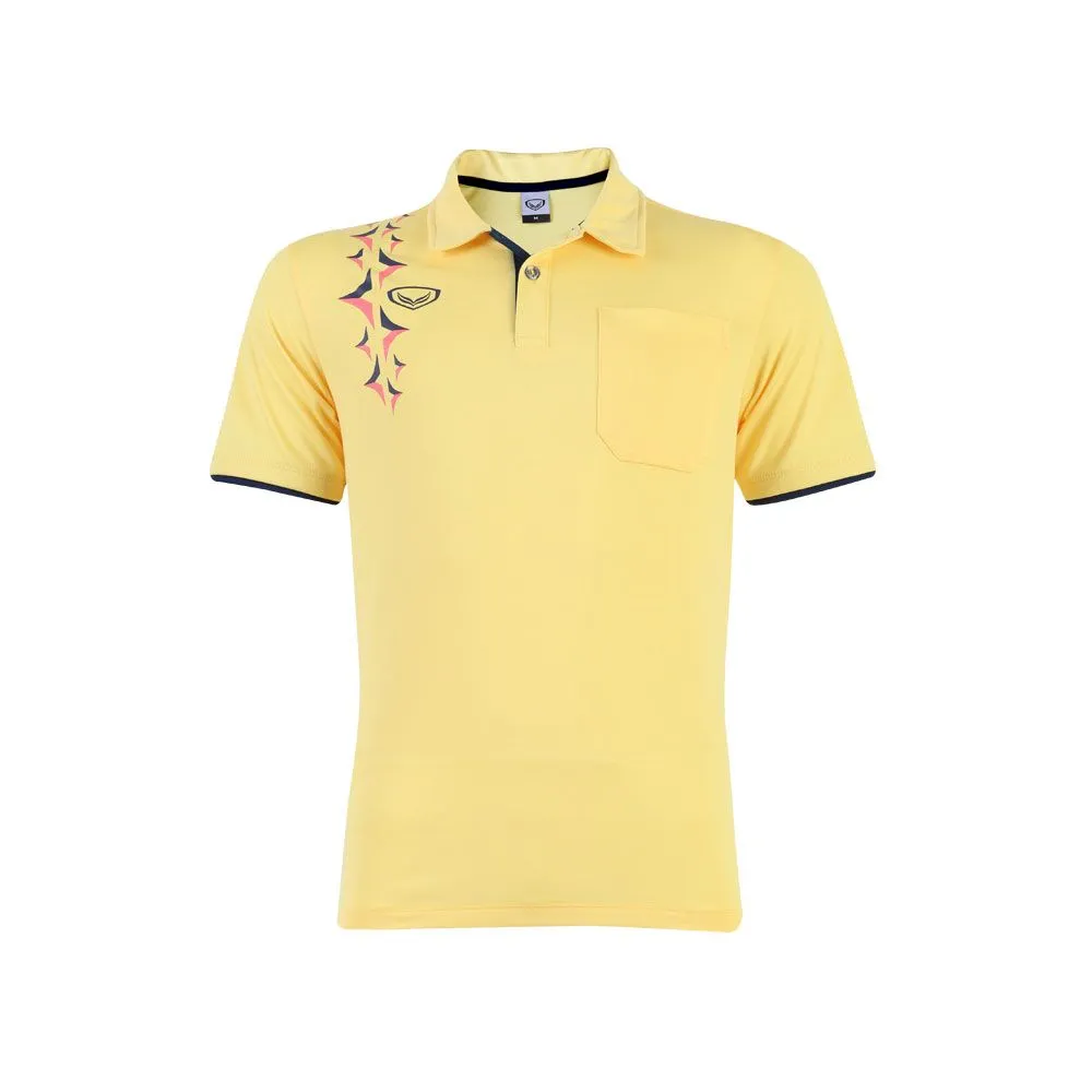 GRAND SPORT Yellow Men's polo shirt (012592)