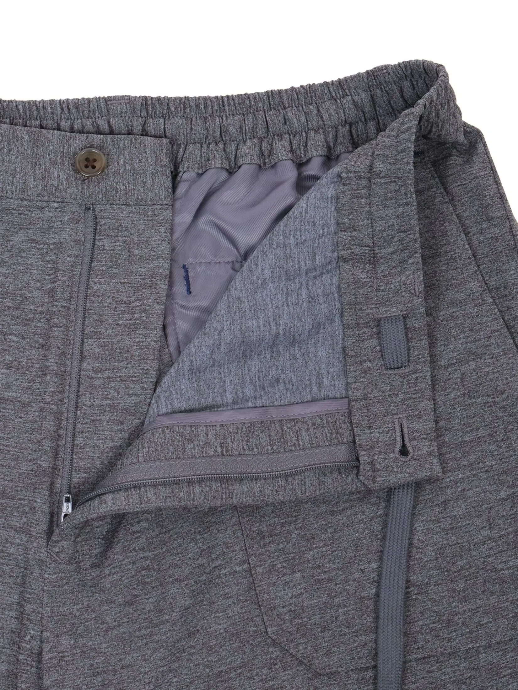 TAKEO KIKUCHI MEN GREY DOT JERSEY EASY PANTS