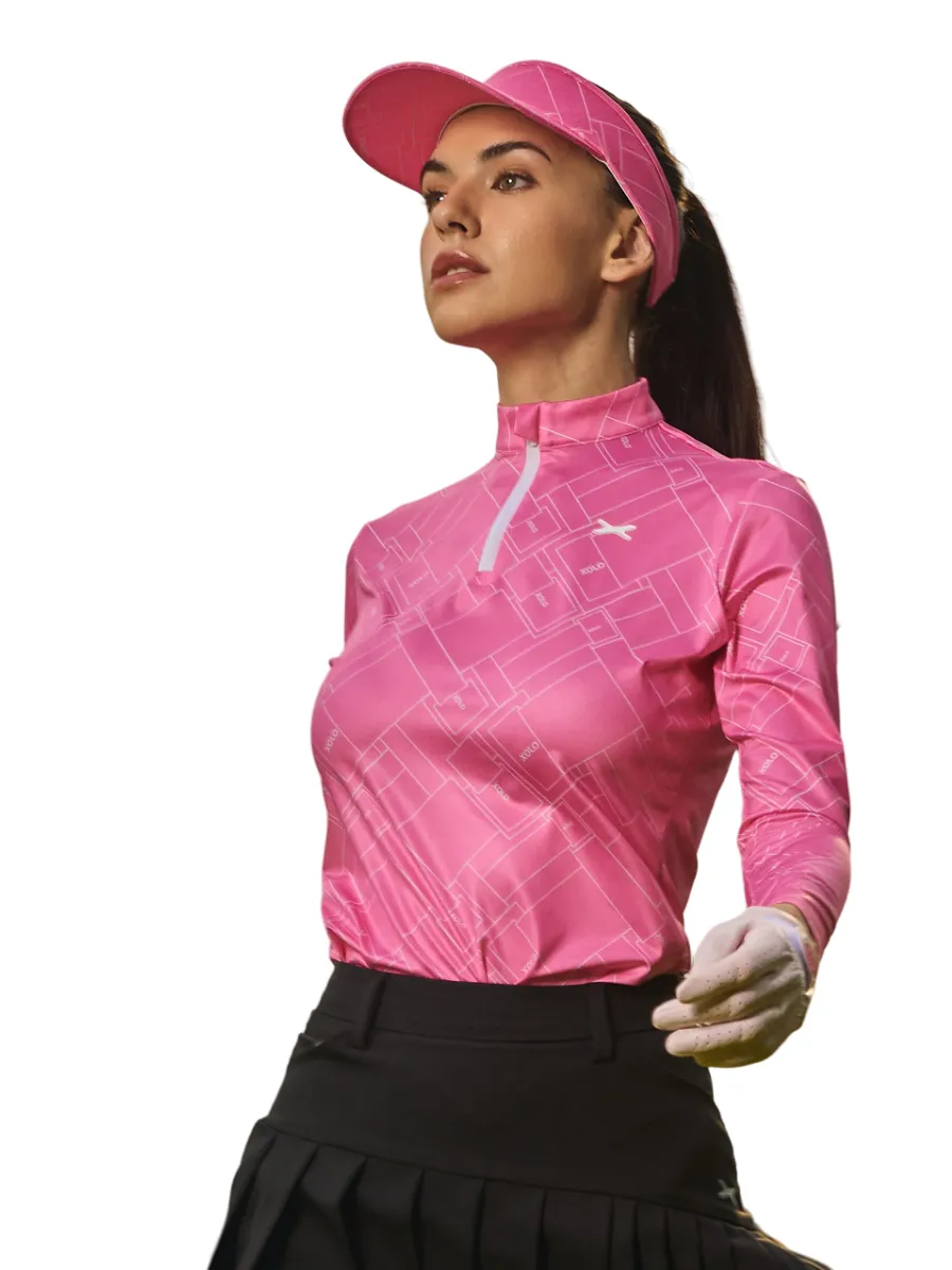 XOLO Pink WOMEN XOLO CIRCUIT POLO(040106)