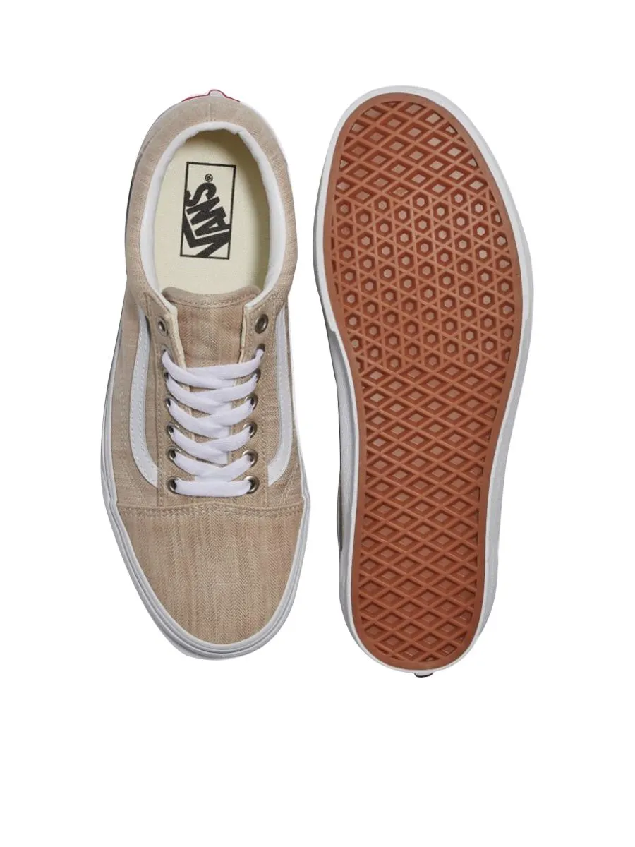 VANS Unisex Sneakers Old Skool Summer Linen Rainy Day
