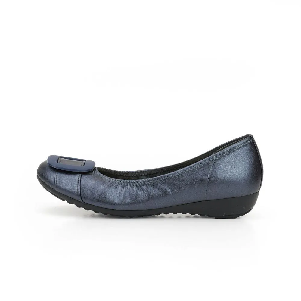 JOLI SNOB Navy Comfort Flat ACT-39081
