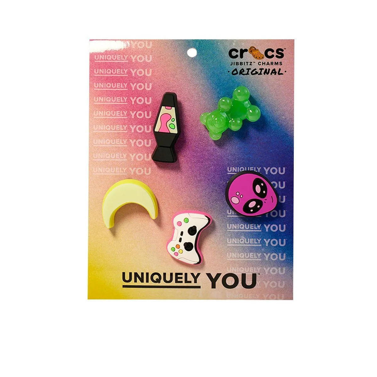 CROCS Jibbitz Shoes Charm Night Gamer 5-Pack Multi Color - CR024AC060DXTH