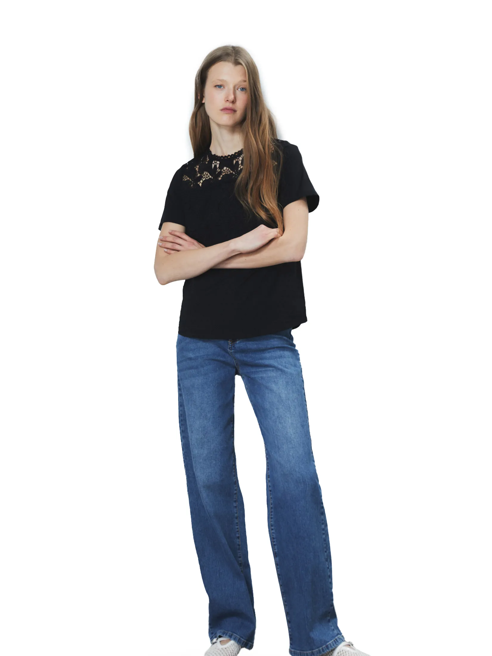 SFERA Women T-Shirt Plumetti Embroidered