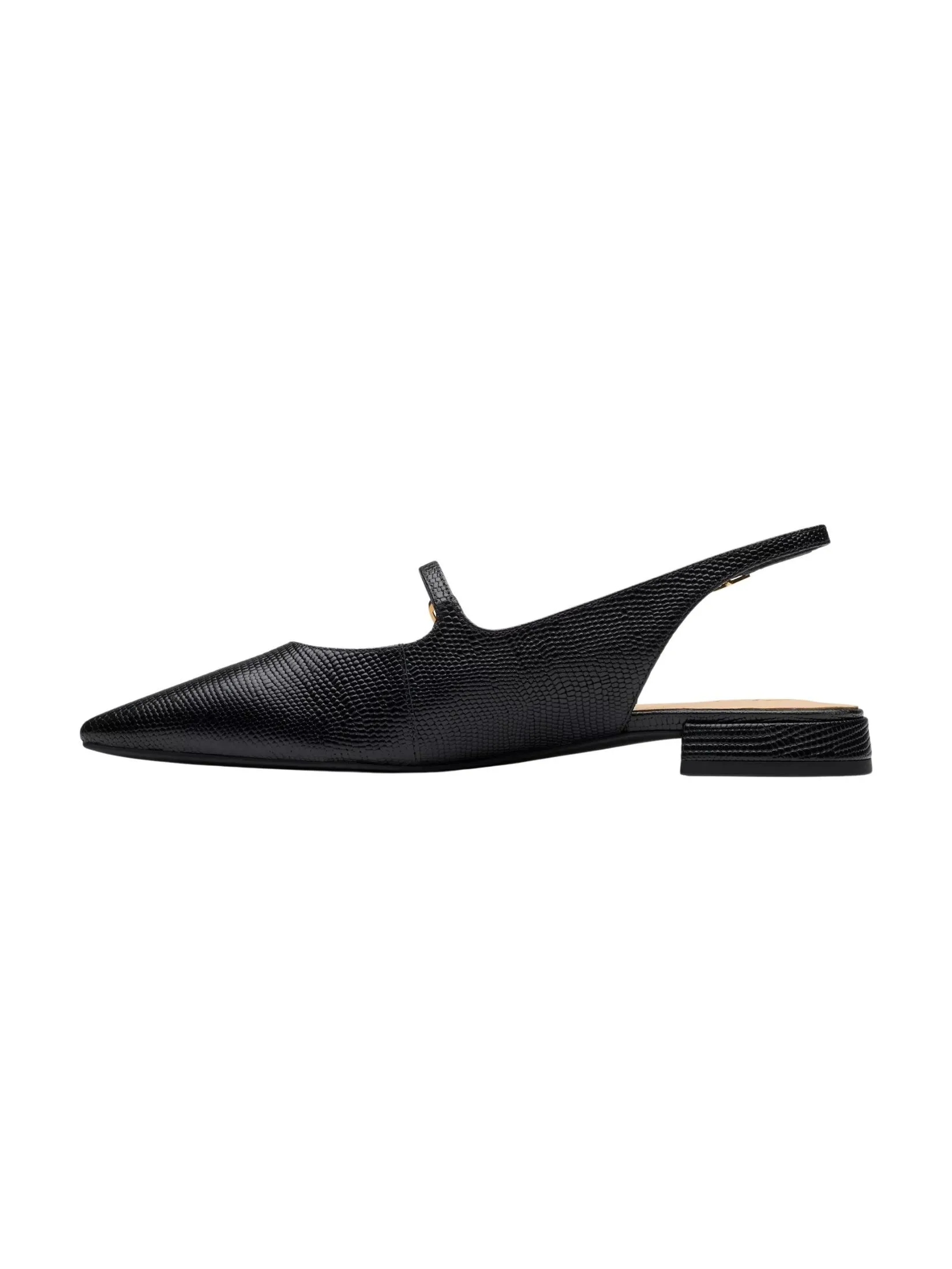 CLARKS SENSA 15 SHINE Black Interest Women's Mary Jane Flats