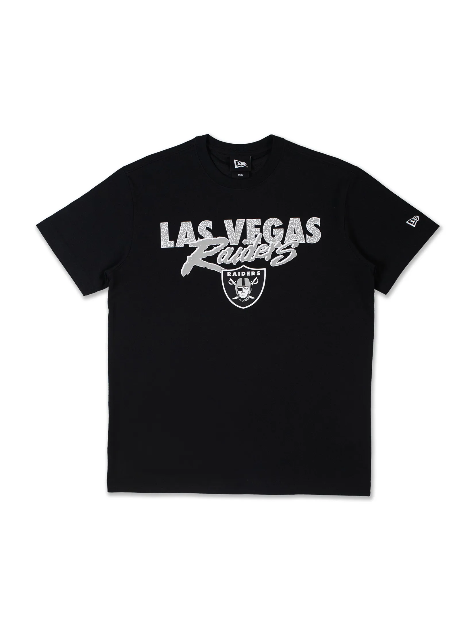 NEW ERA UNISEX SHORT SLEEVE TEE COOL ERA LAS VEGAS RAIDERS BLACK Size - L
