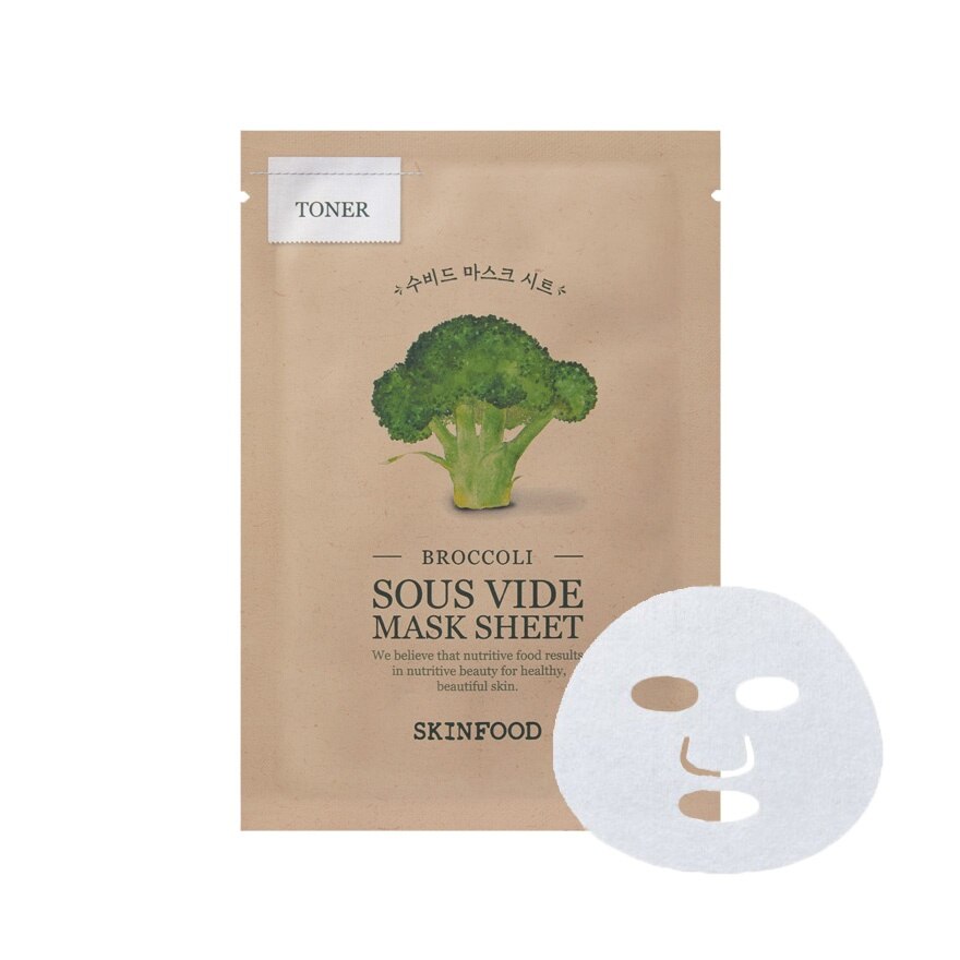 Skinfood Broccoli Sous Vide Mask Sheet 1'S