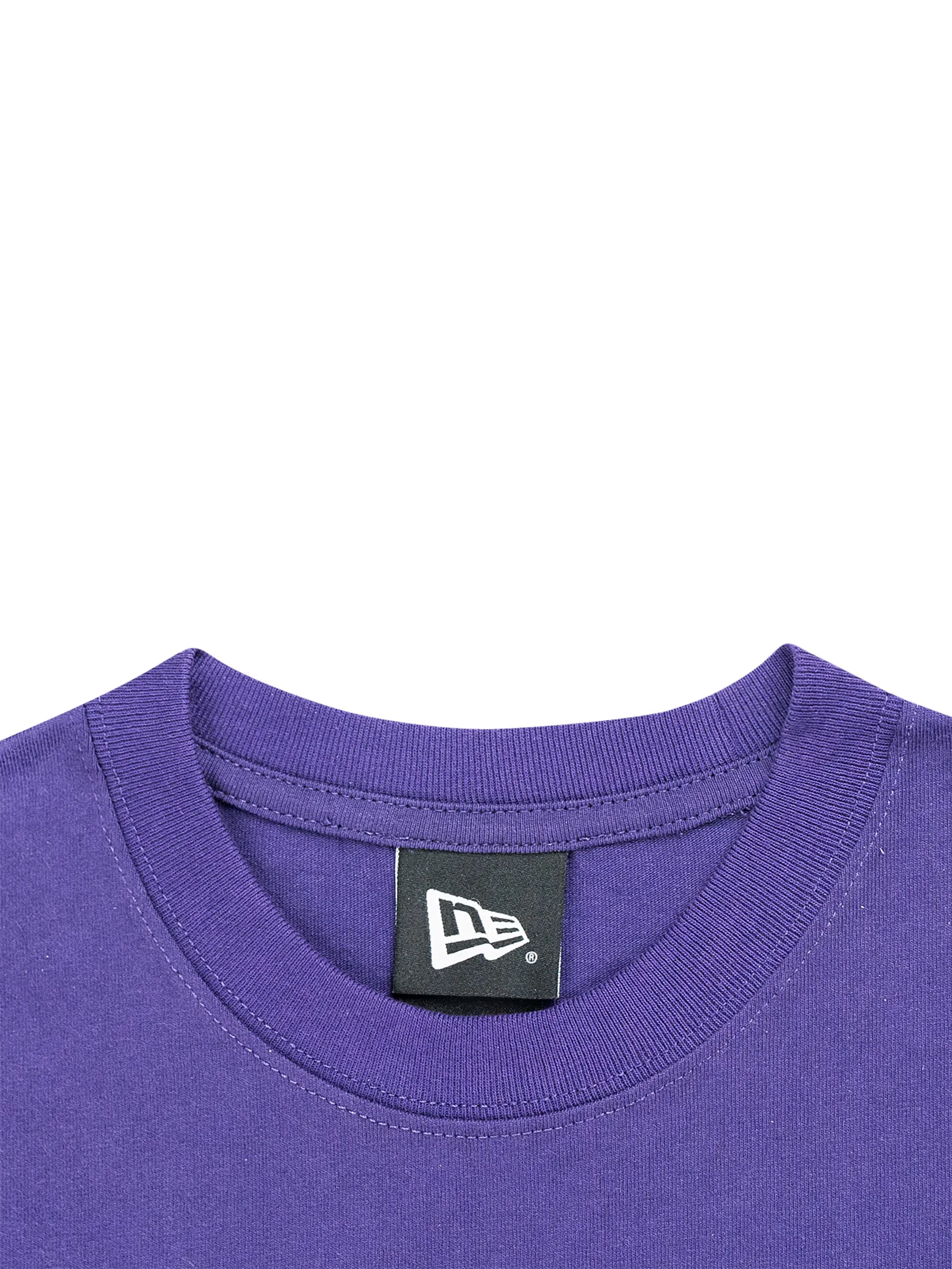 NEW ERA UNISEX SHORT SLEEVE TEE COLOR ERA LOS ANGELES DODGERS PURPLE