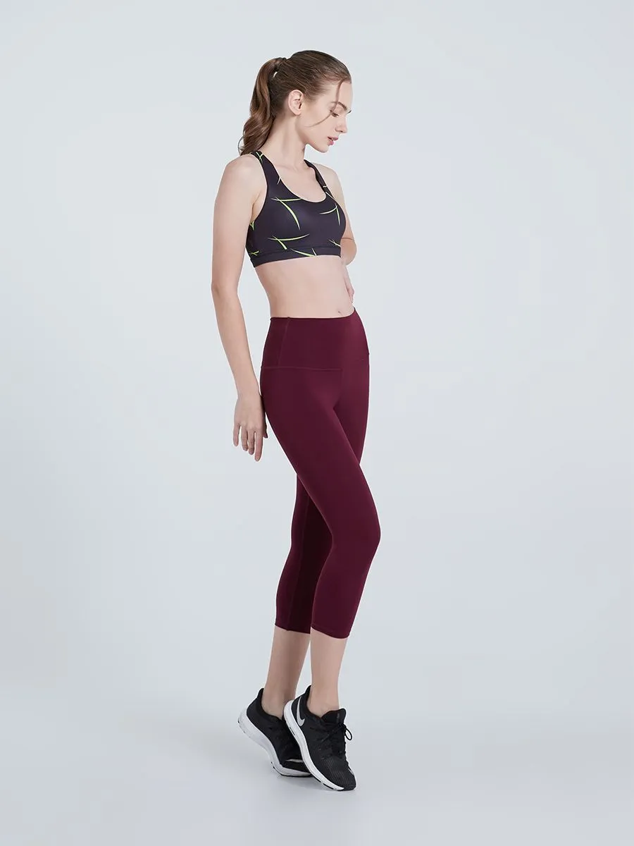 NAPIYONG Samurai Sports Bra in Black