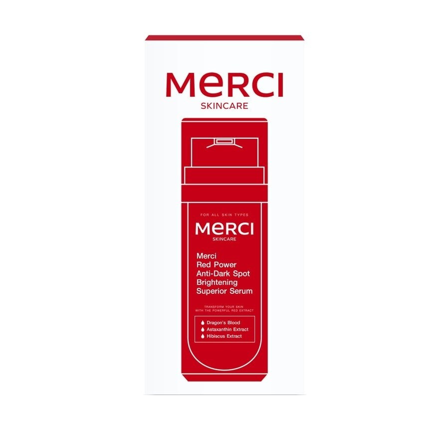 Merci Red Power Anti-Dark Spot Brightening Superior Serum 30 Ml.