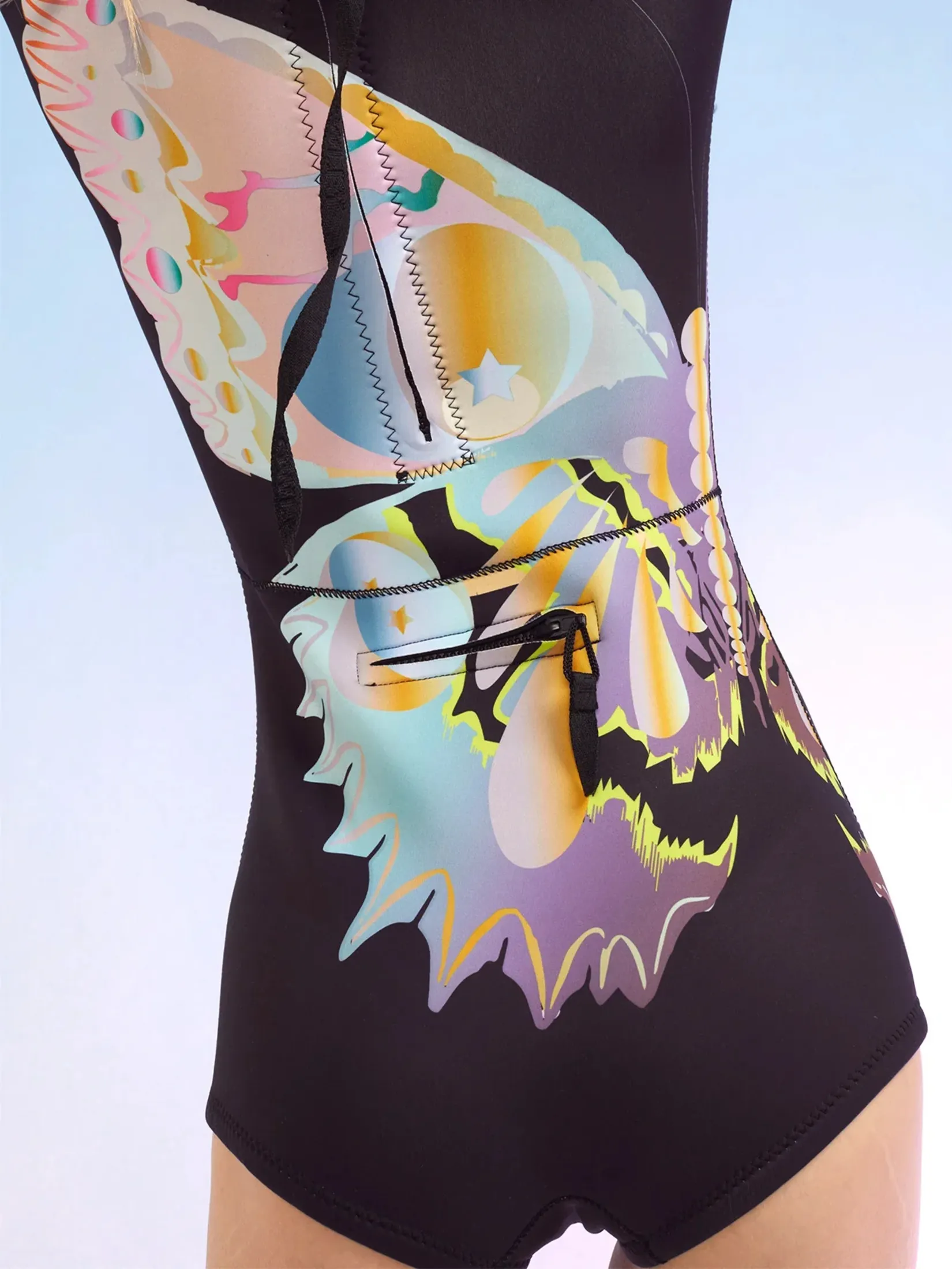 CYNTHIA ROWLEY BUTTERFLY WETSUIT IN BLACK