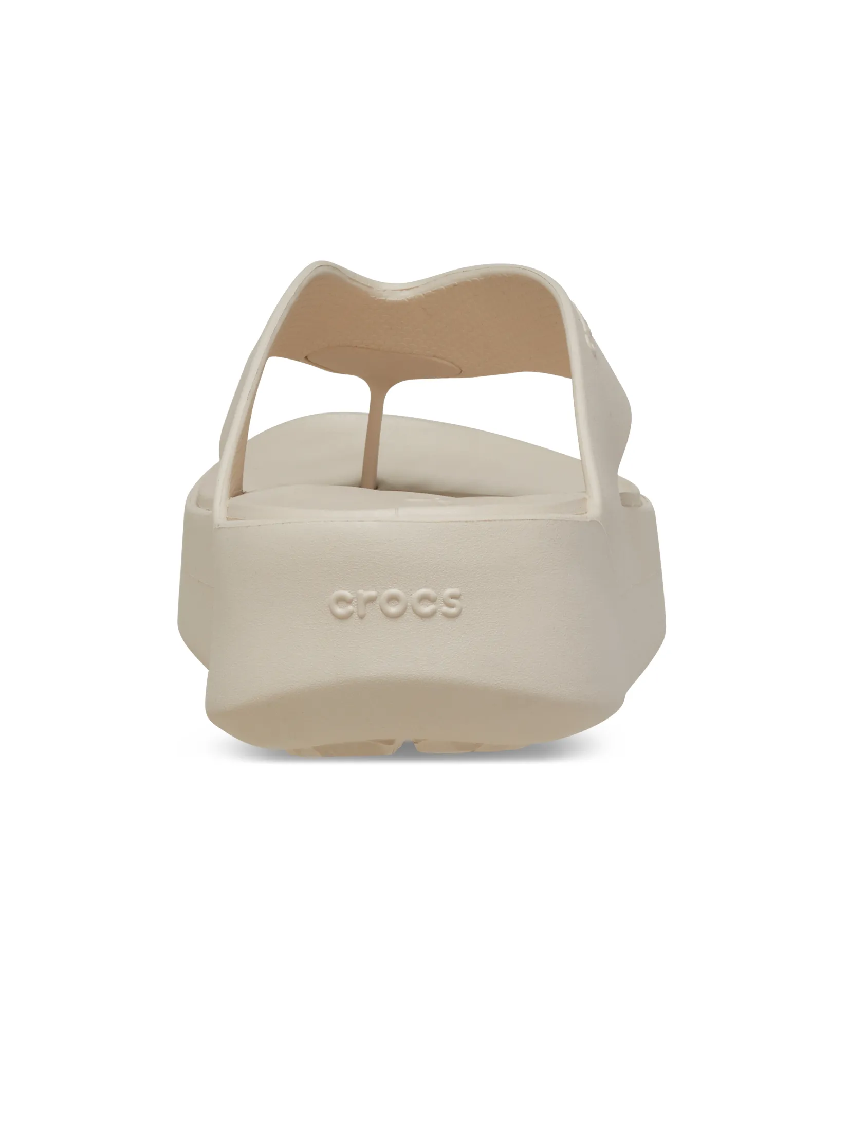 CROCS WOMEN'S GETAWAY PLATFORM FLIP - STUCCO