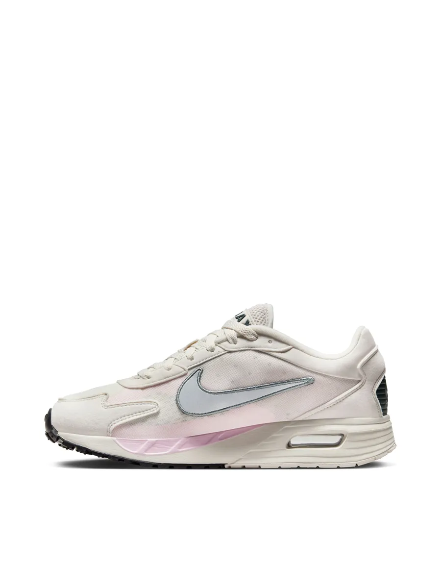 NIKE Women Sneaker Air Max Solo Phantom/Metallic Silver-Pink Foam