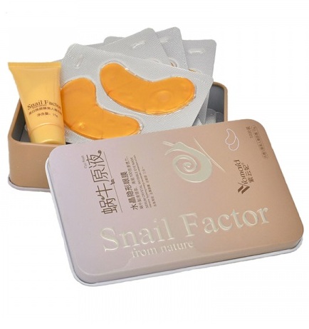 Набор масок по уходу за кожей лица с улиткой Snail Factor