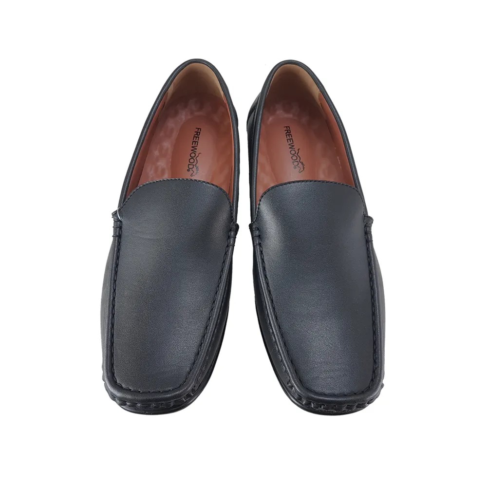 FREEWOOD SHOES Men Loafer plain-black