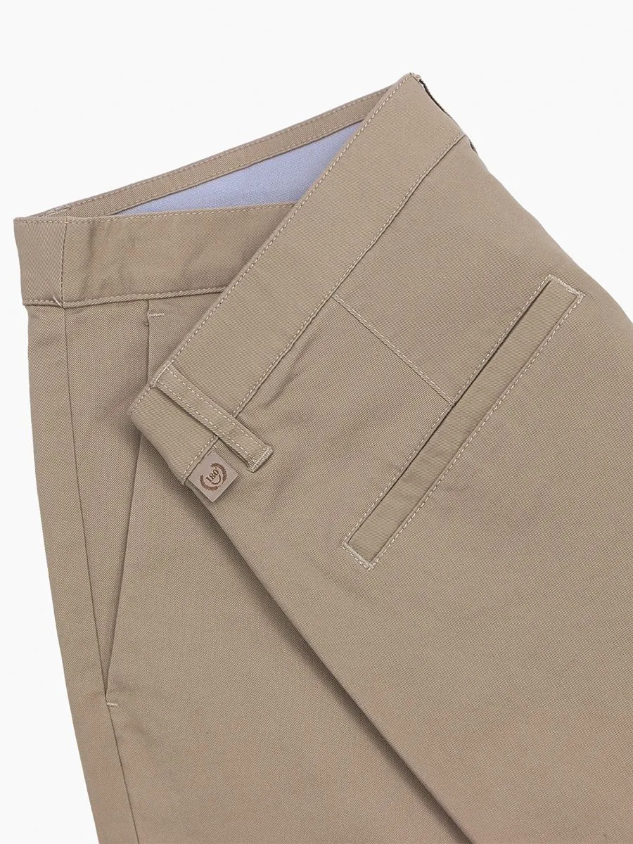 GIORDANO Men's Low rise Slim Taper Super Stretch Pants Woodsmoke khaki