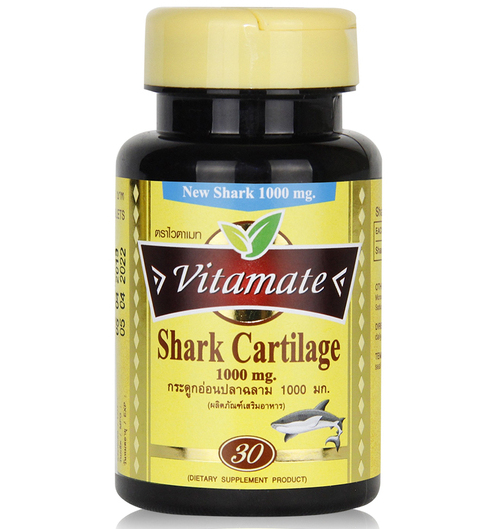 Акулий хрящ 1000 мг Vitamate 30 капсул