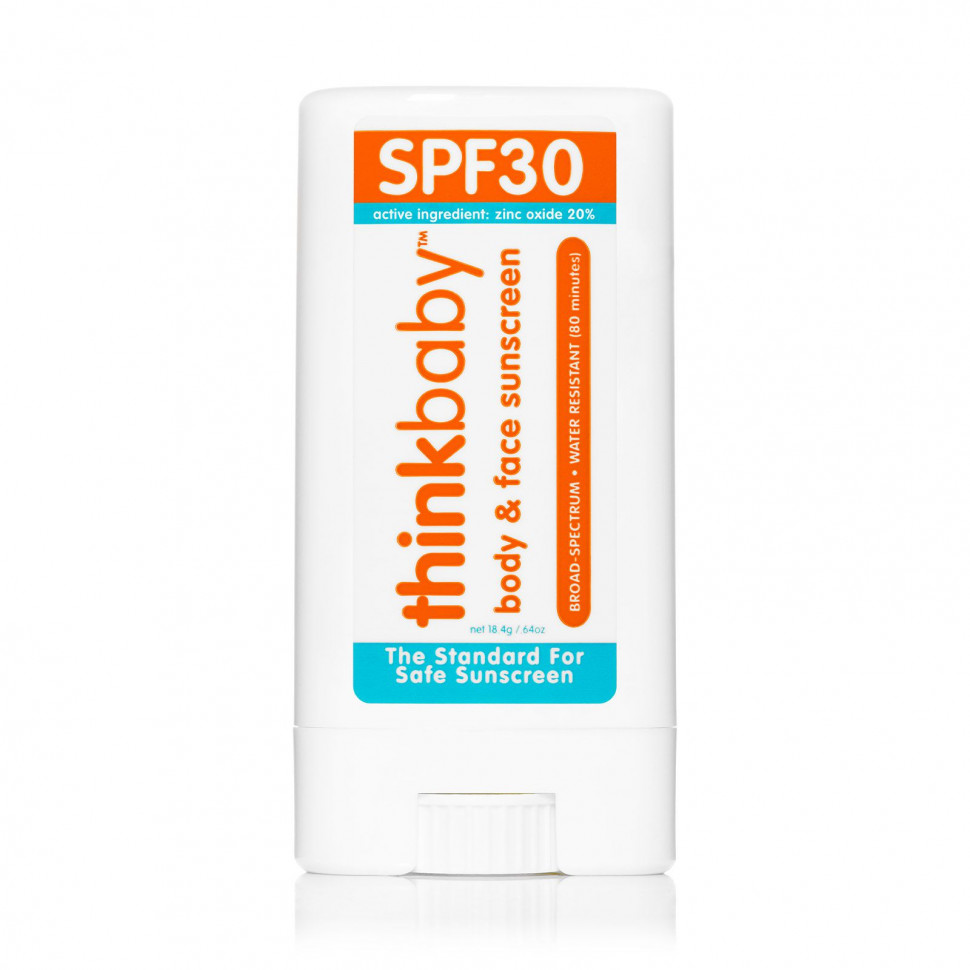 Think, Thinkbaby, солнцезащитное средство в виде стика, SPF 30, 18,4 г (0,64 унции)
