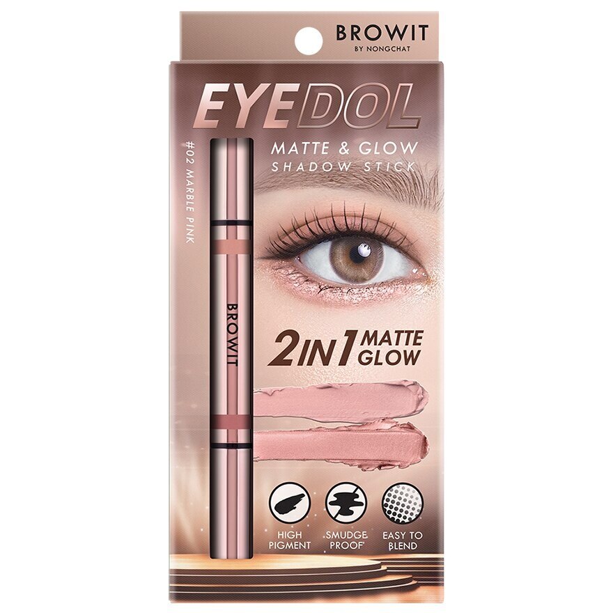 Browit Eyedol Matte&Glow Shadow Stick 02