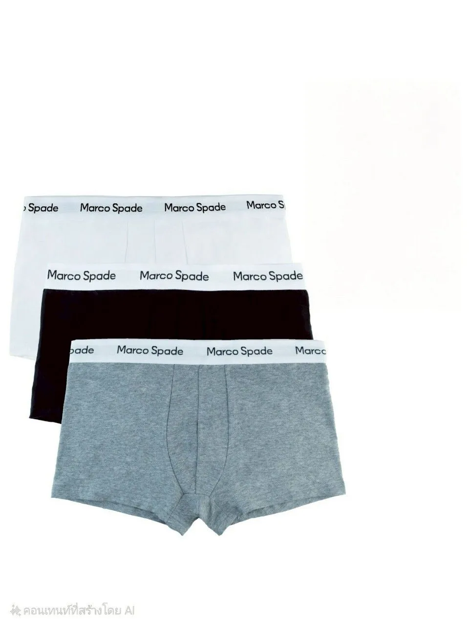 MARCO SPADE Marco Spade men's underwear, Pack of 3 colors: black/gray/white Trunk  Cotton