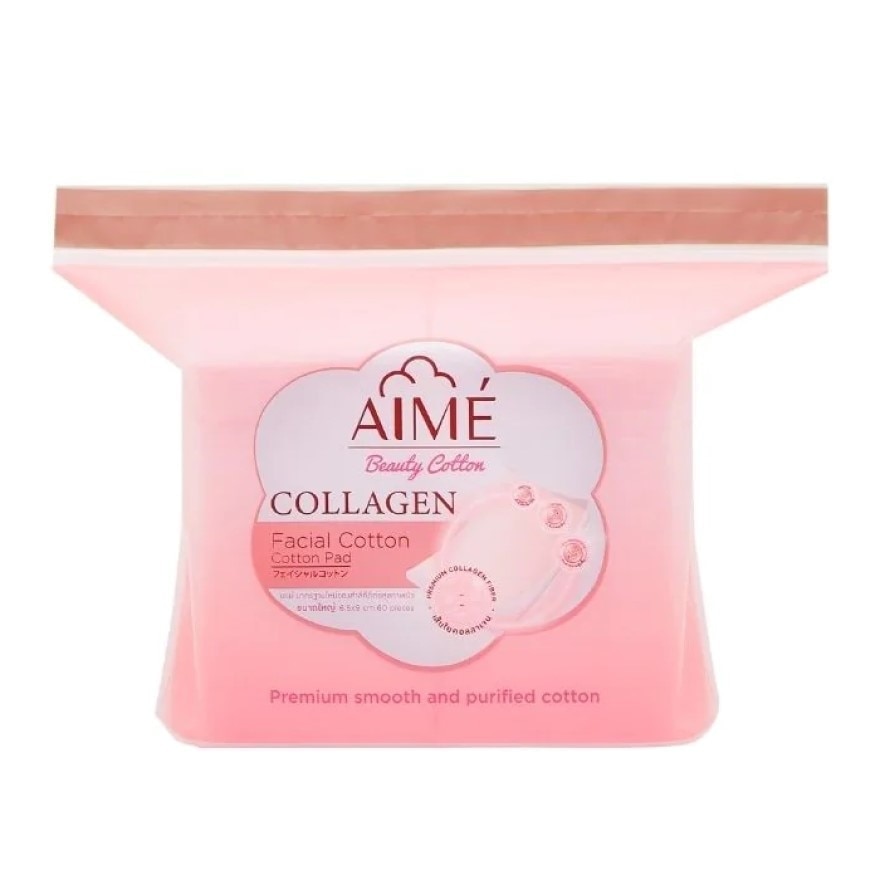 AIME Collagen Facial Cotton Pad 60 pcs