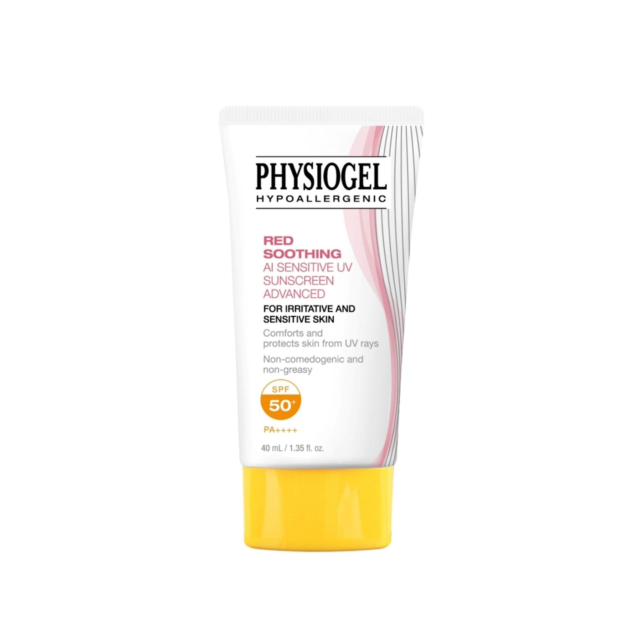 Physiogel Red Soothing AI Sensitive UV Sunscreen SPF50+ PA+++ 40 ml.