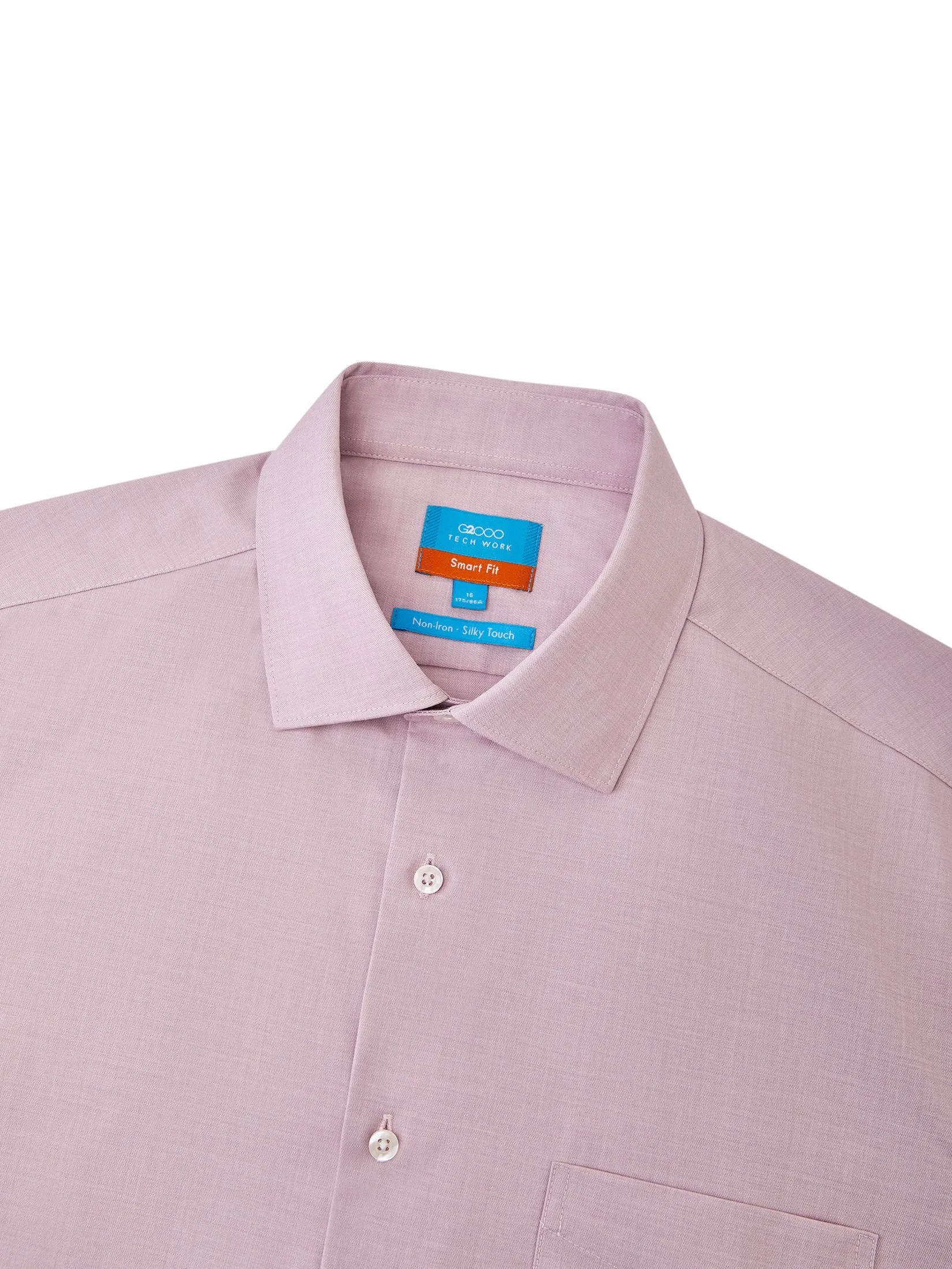 G2000 Men Clothing Non-Iron Silky Touch  Shirt Smart Fit - Purple