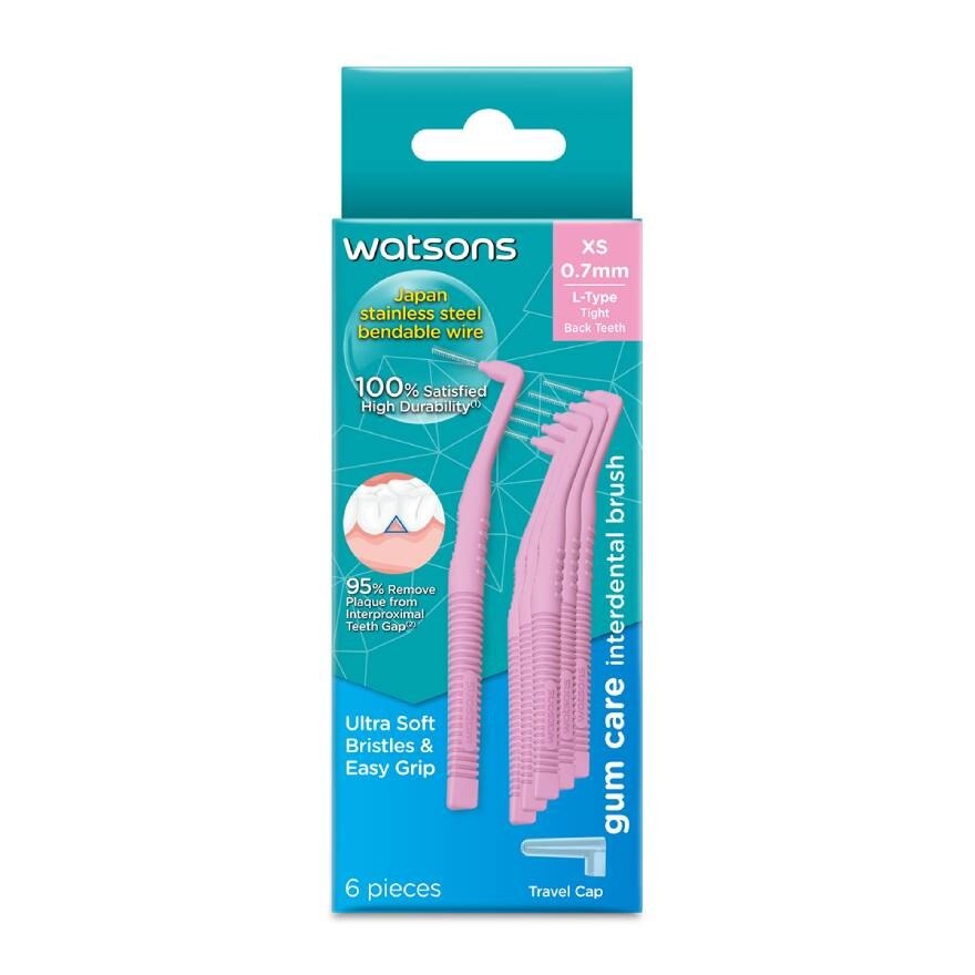 Watsons L Type Interdental Brush 6pcs.