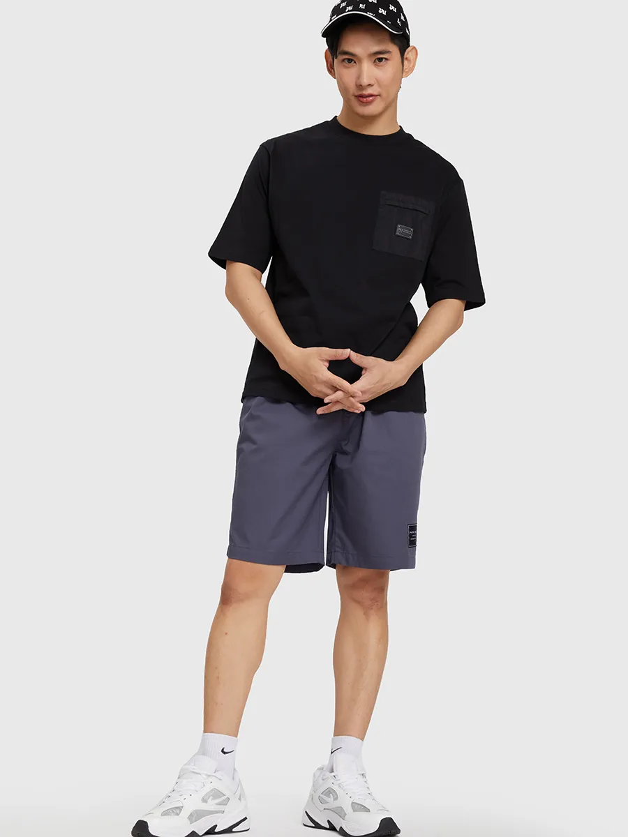 PACIFIC UNION Men Chino Shorts Elasticated Casual