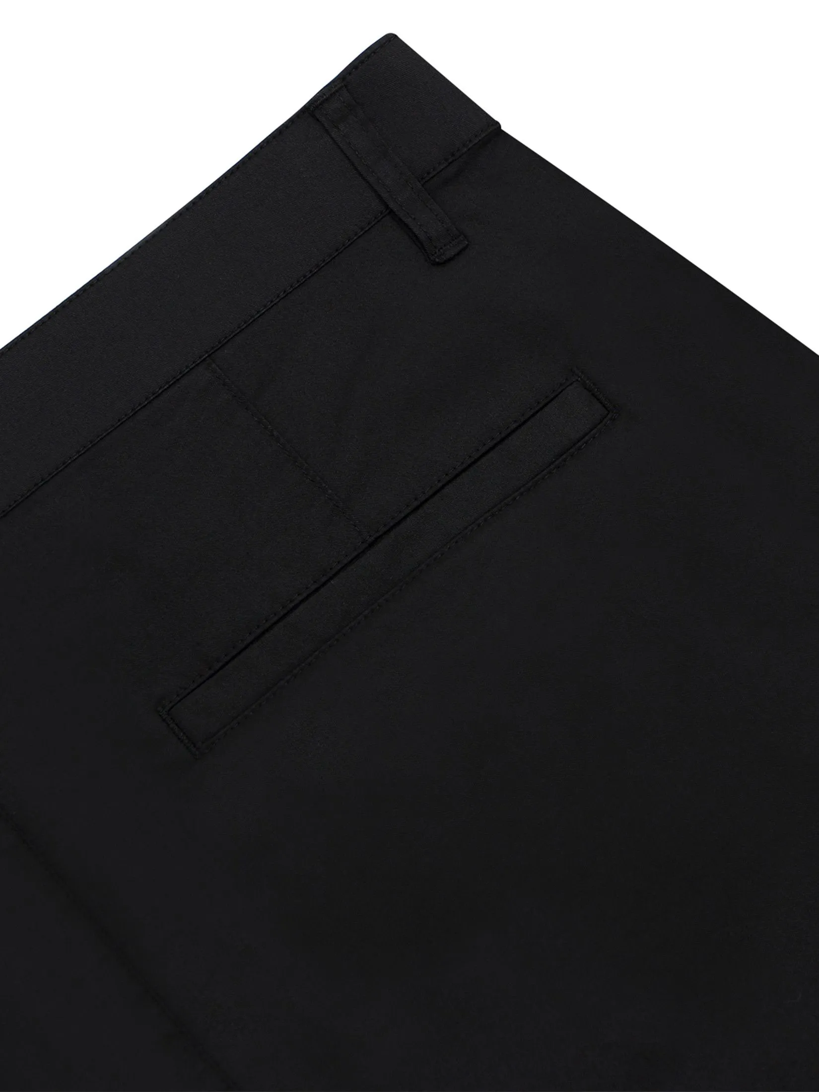 GIORDANO Men's Slim Cool-touch Shorts (180° Elastic Waist) Black