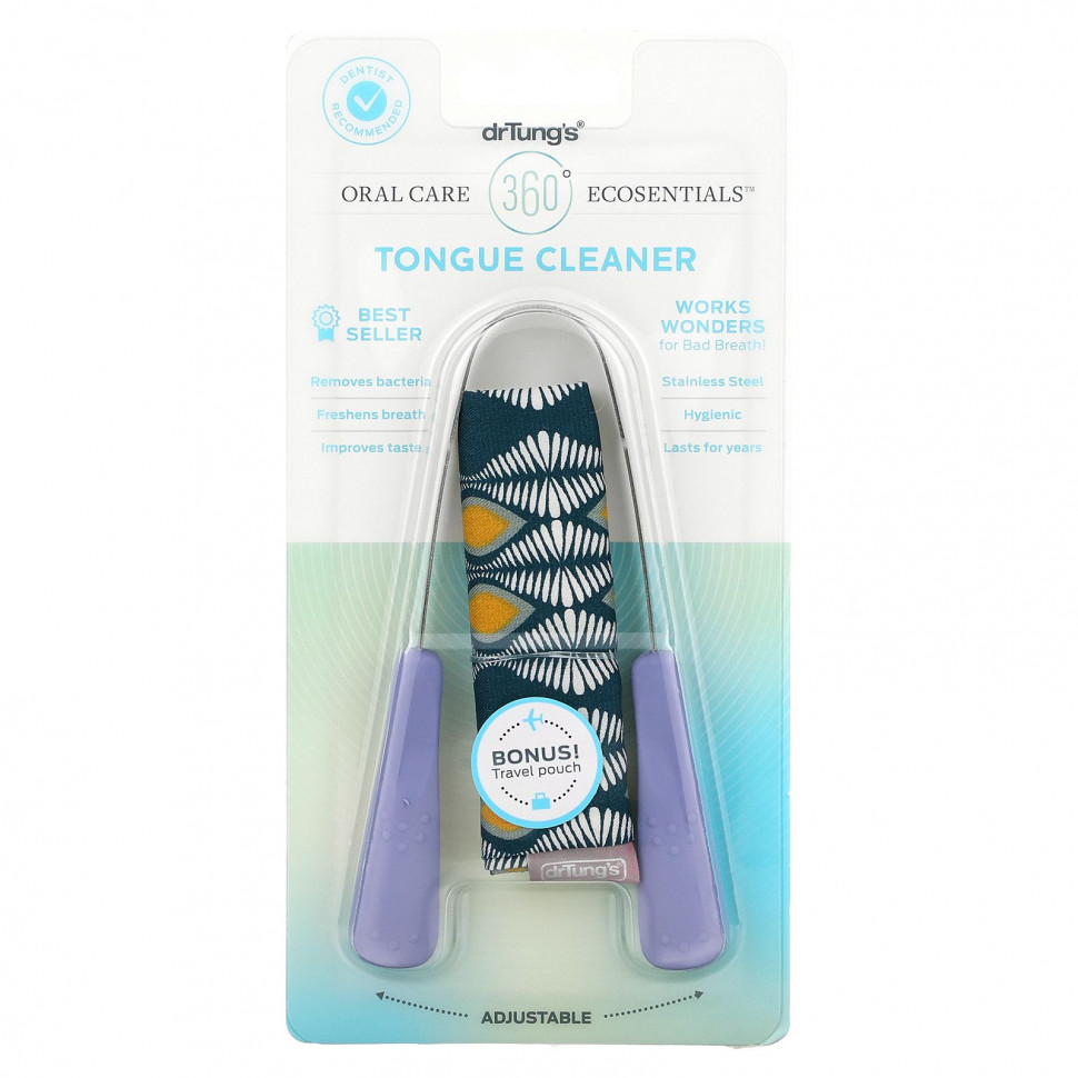 Dr. Tung's, Скребок для языка, 1 шт.