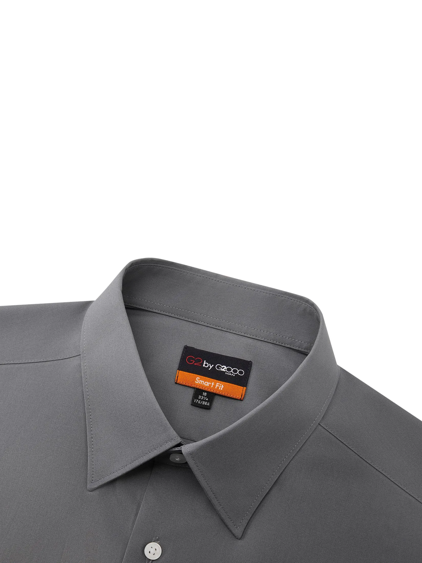 G2000 Men Clothing Wrinkle Free Formal Shirt  Smart Fit - Grey
