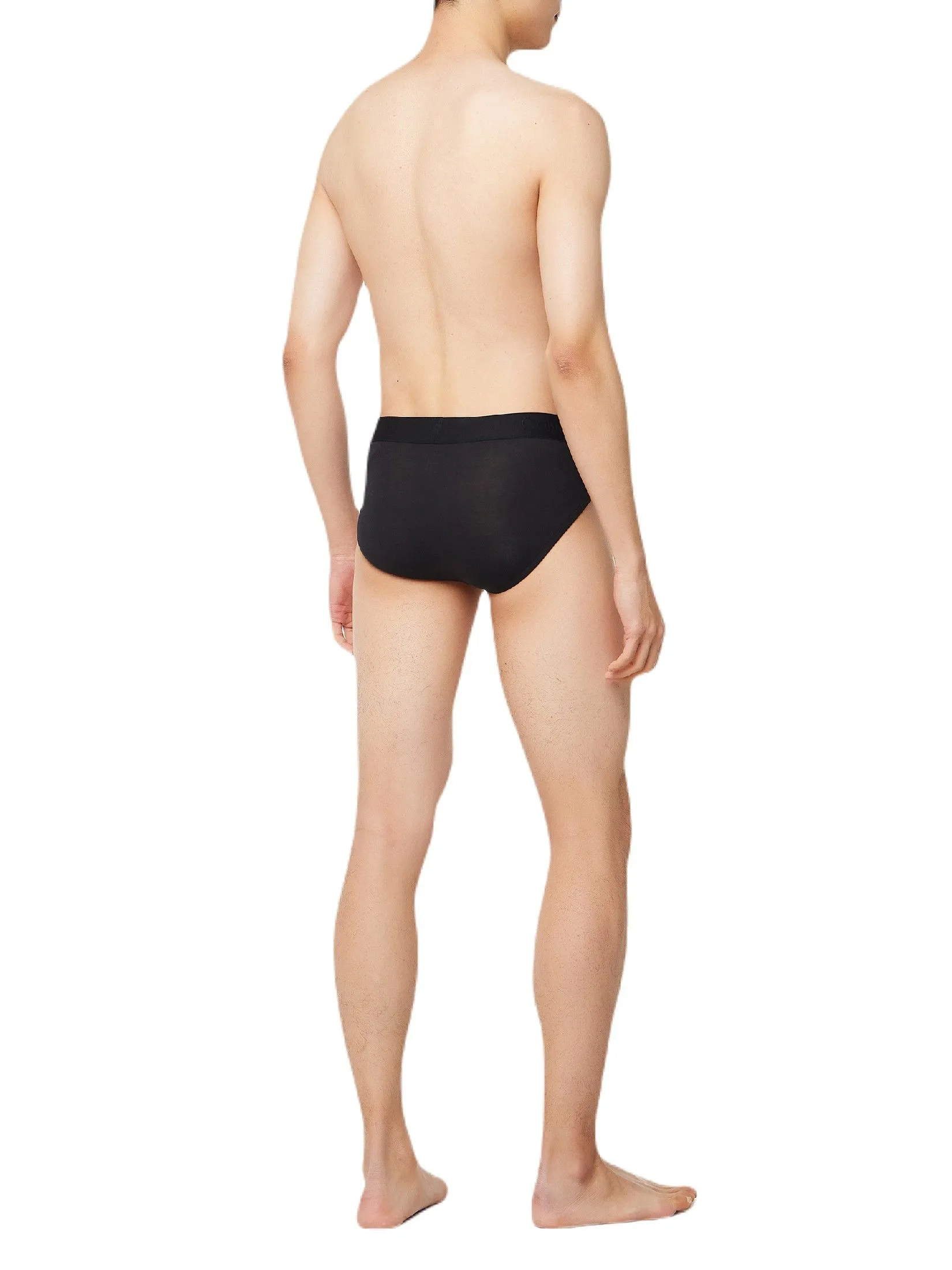 CALVIN KLEIN Men's Ultra Soft Modal Single Hip Brief Black