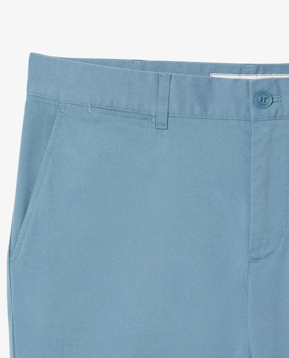 LACOSTE Slim Fit Stretch Cotton Pants Blue