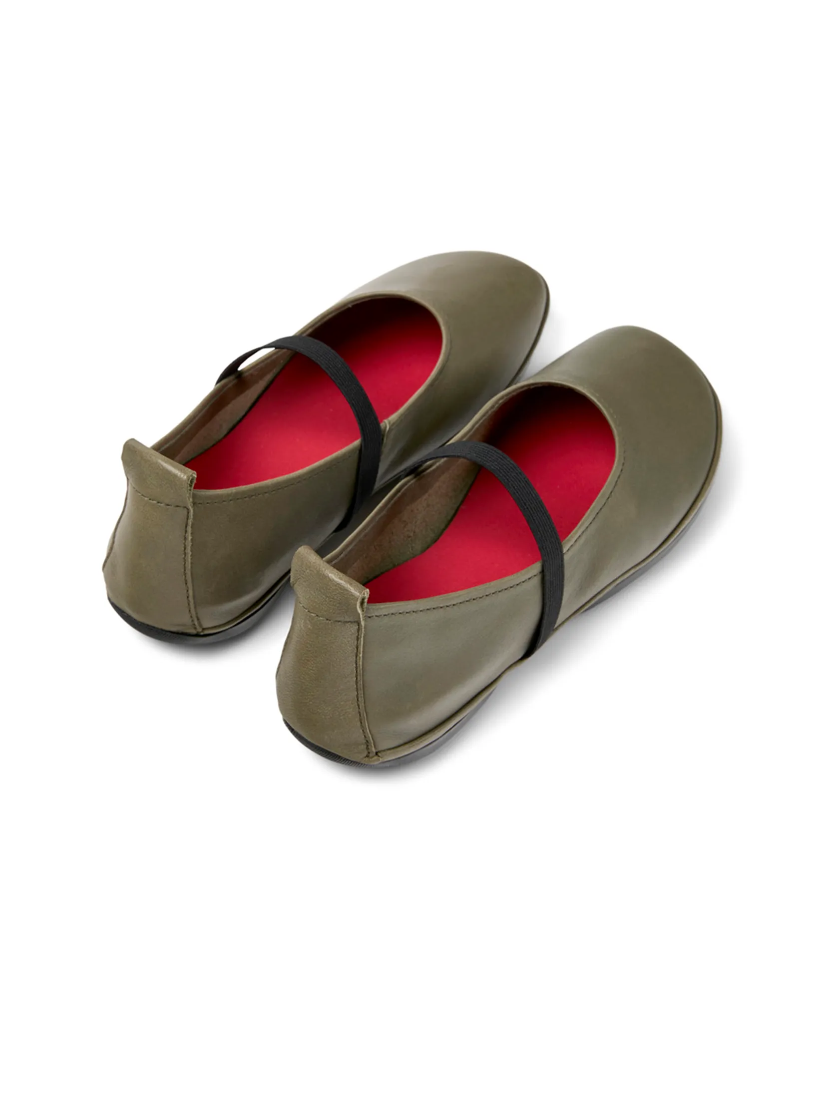 CAMPER Women Ballerina Shoes Right Nina Green