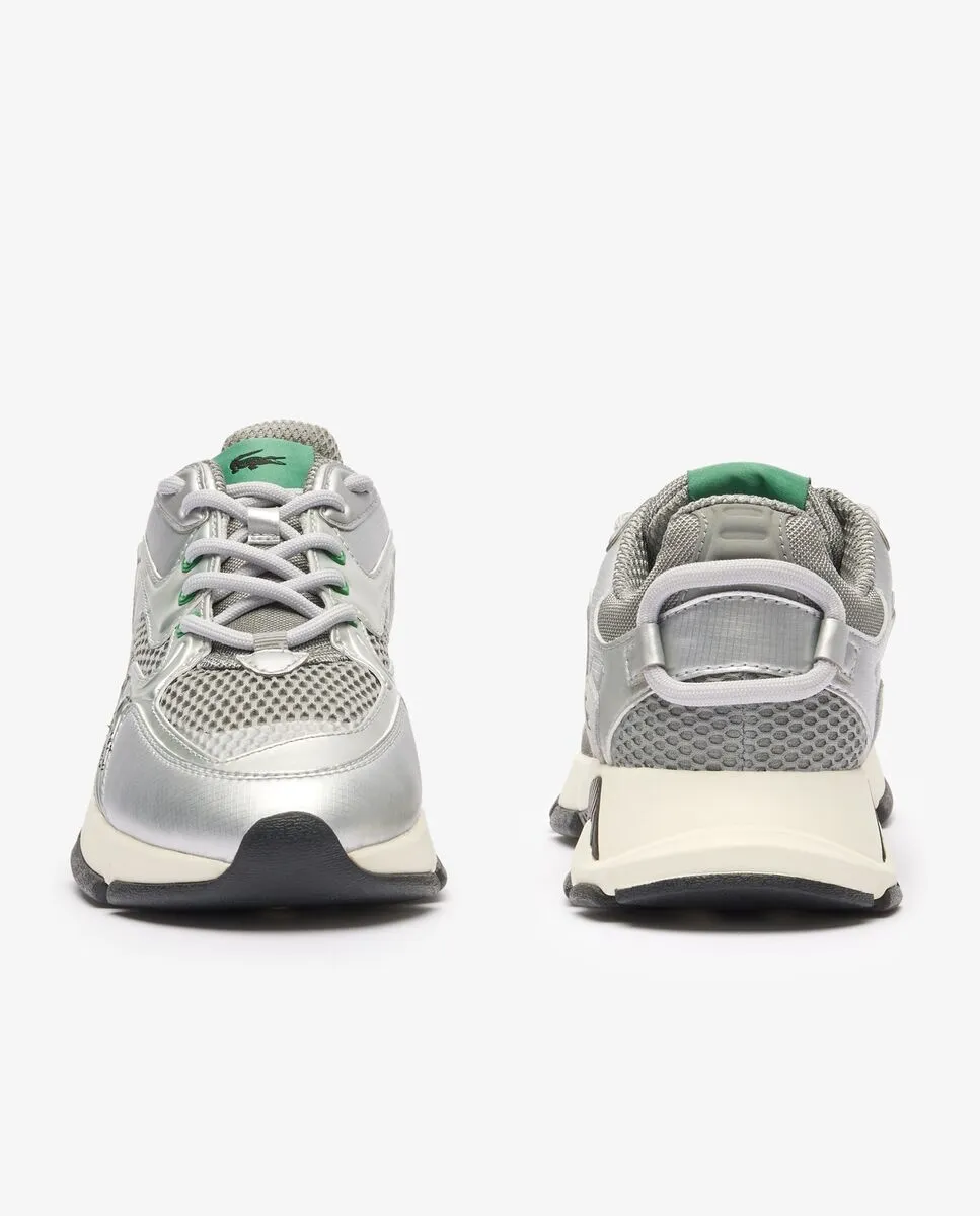 LACOSTE Men’s L003 Neo Leather Logo Trainers Grey