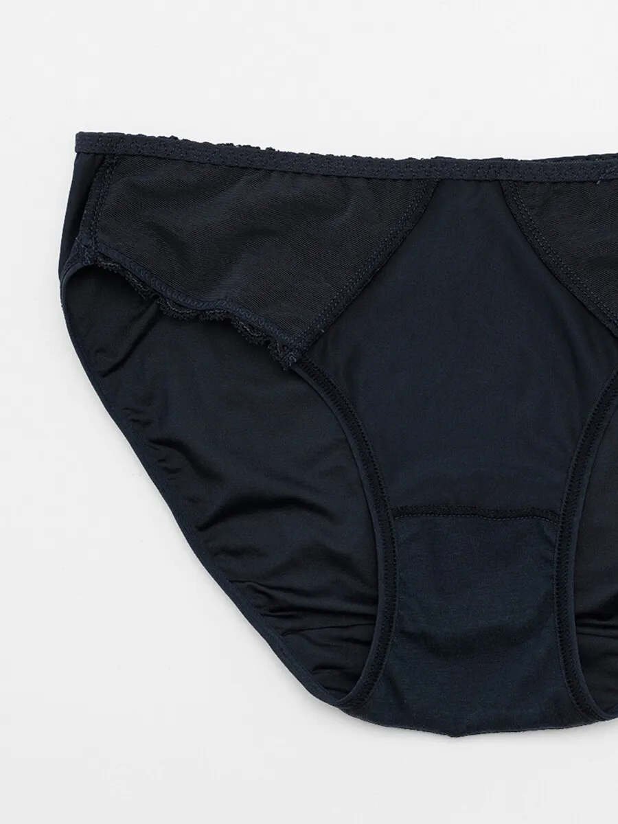 SABINA Modern V Woman Bikini Panty - Dark Blue