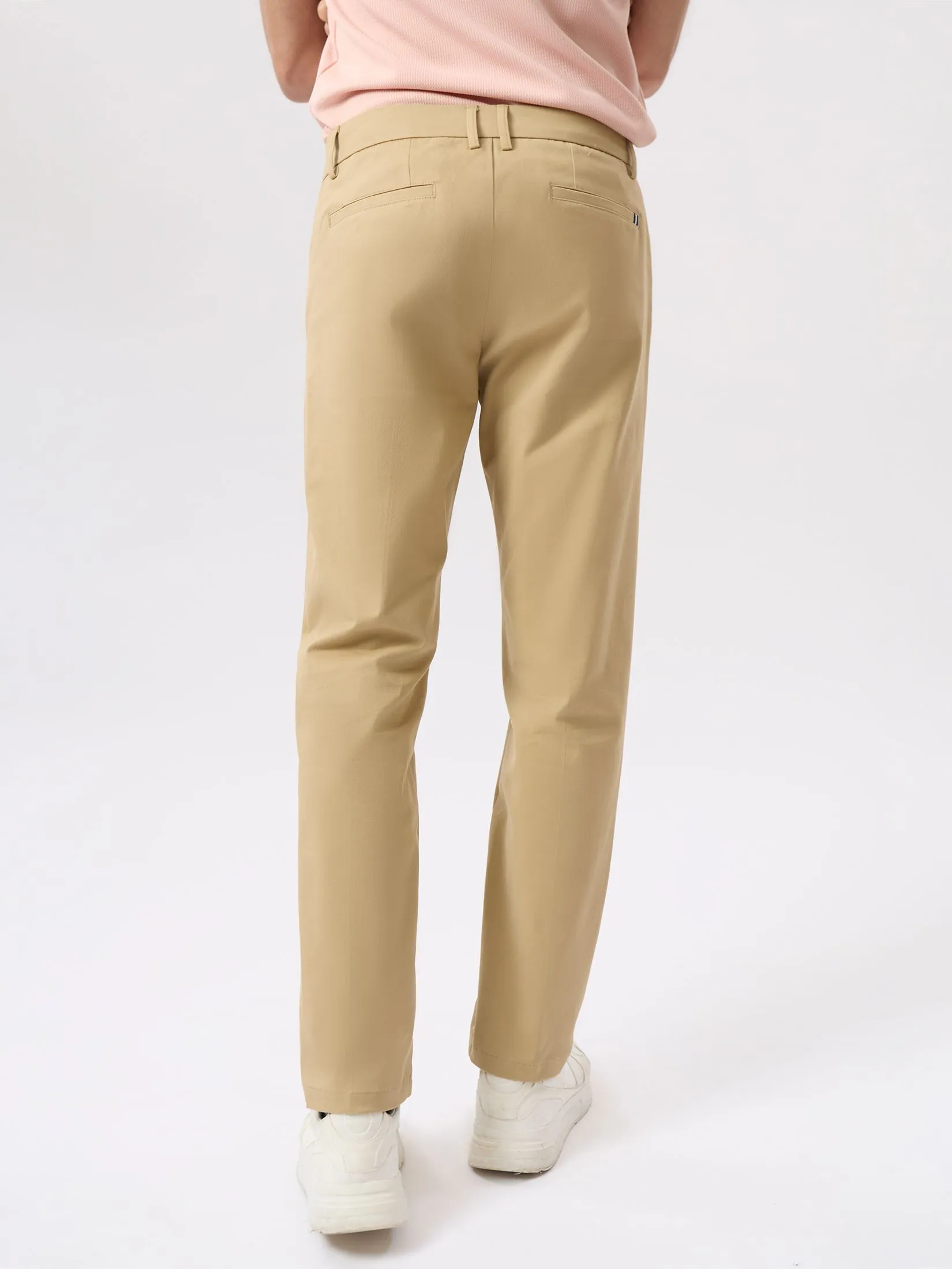 LTD Slim Fit Chino Pants Men Beige