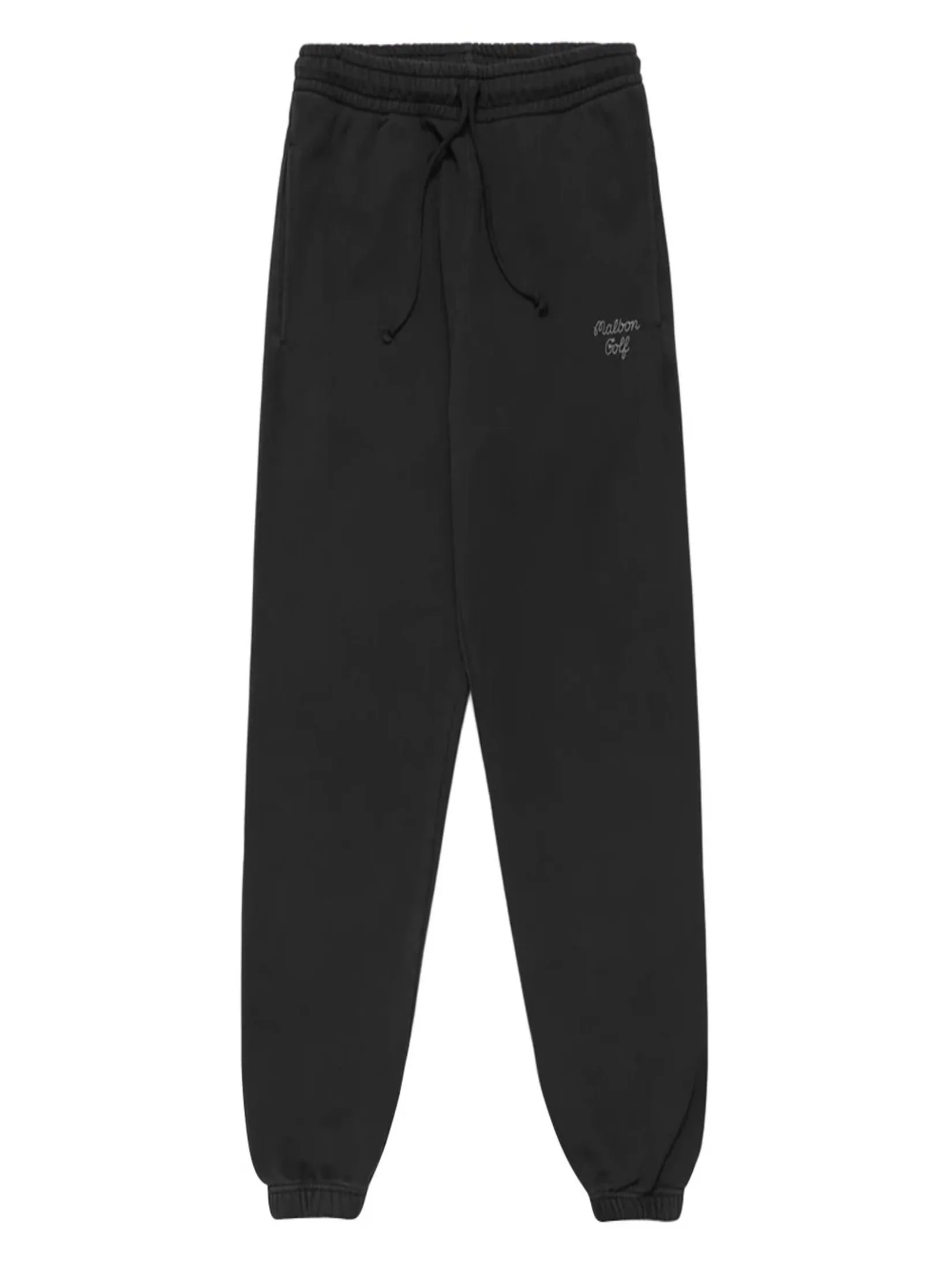 MALBON GOLF GOLF SCRIPT SWEATPANT IN BLACK