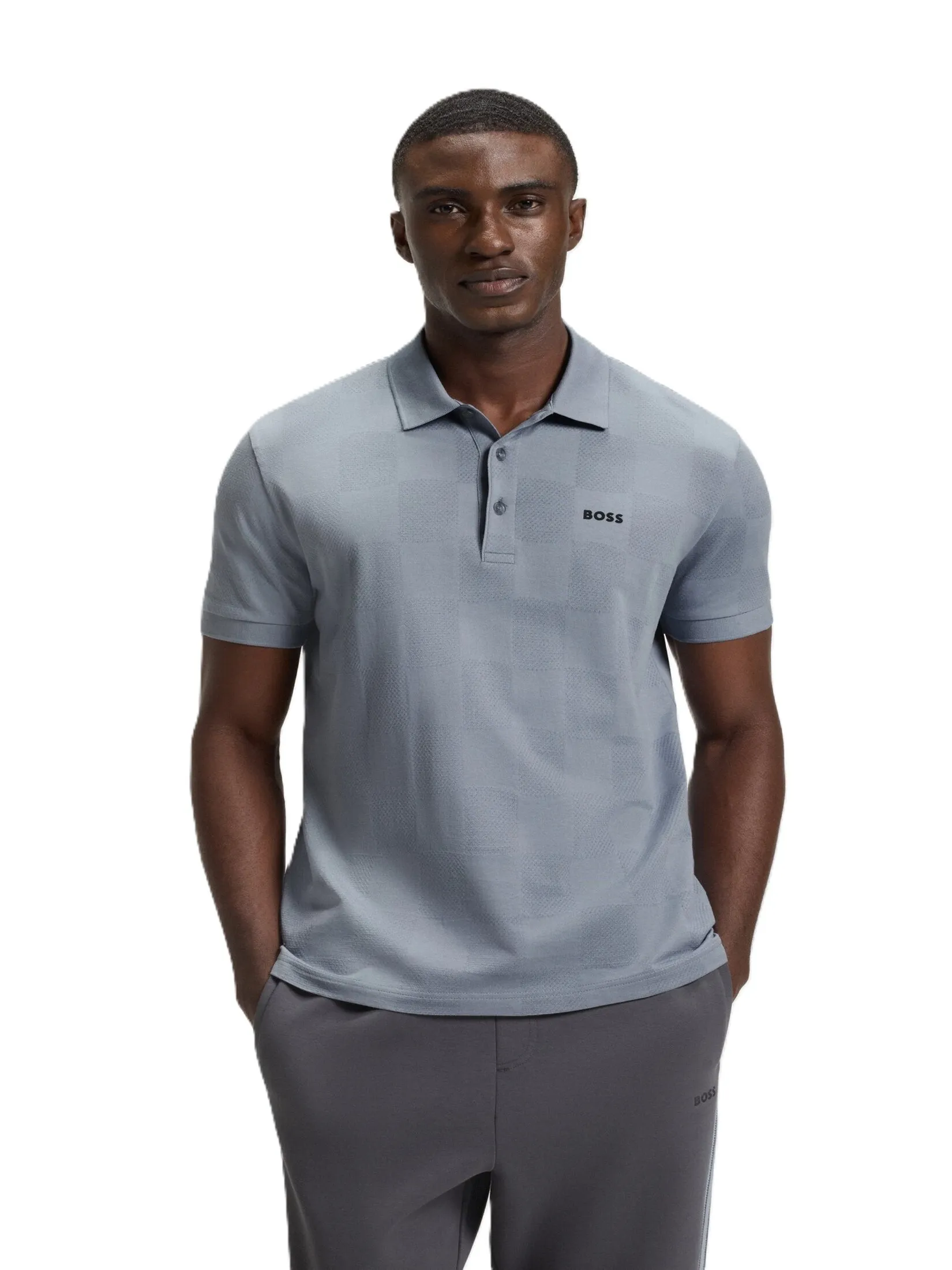 BOSS Men s Polo Dark Grey