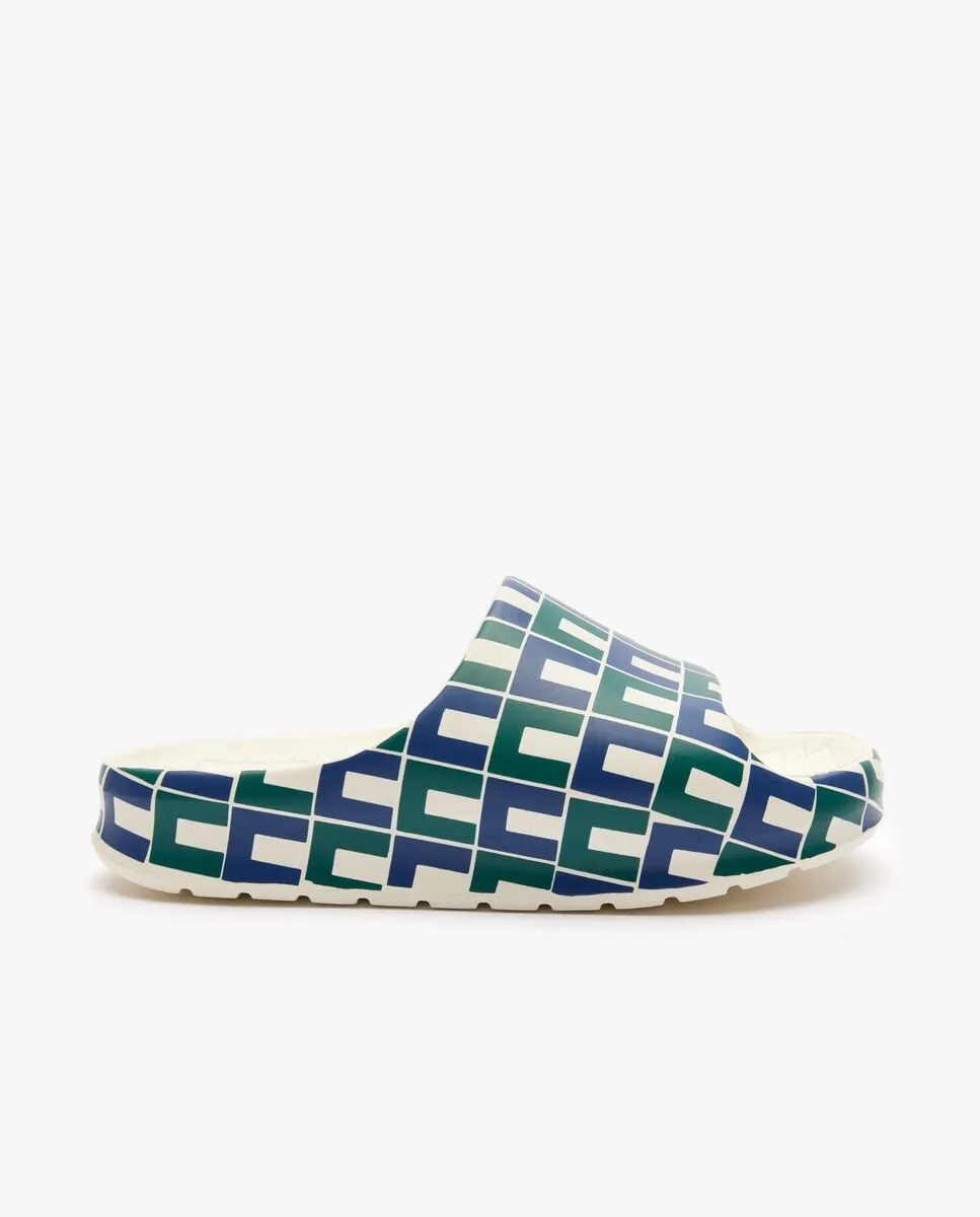 LACOSTE Navy Women’s Serve Slide 2.0 Monogram